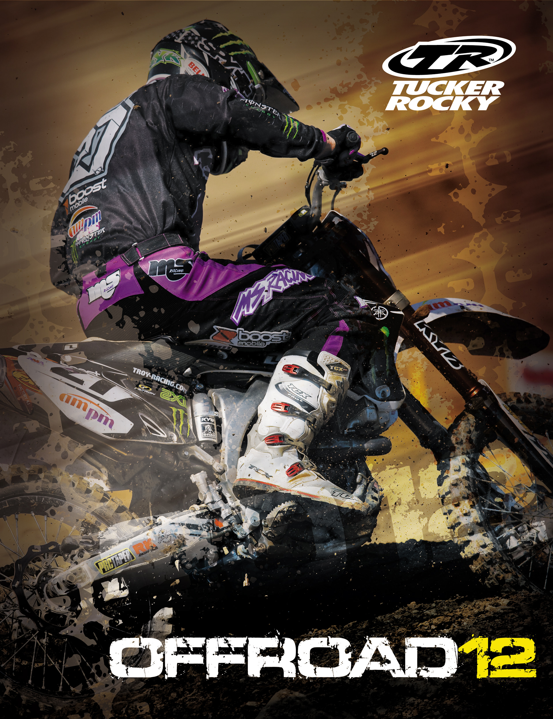 2012 Catalog Update cover design for Tucker Rocky Off Road Division parts & apparel