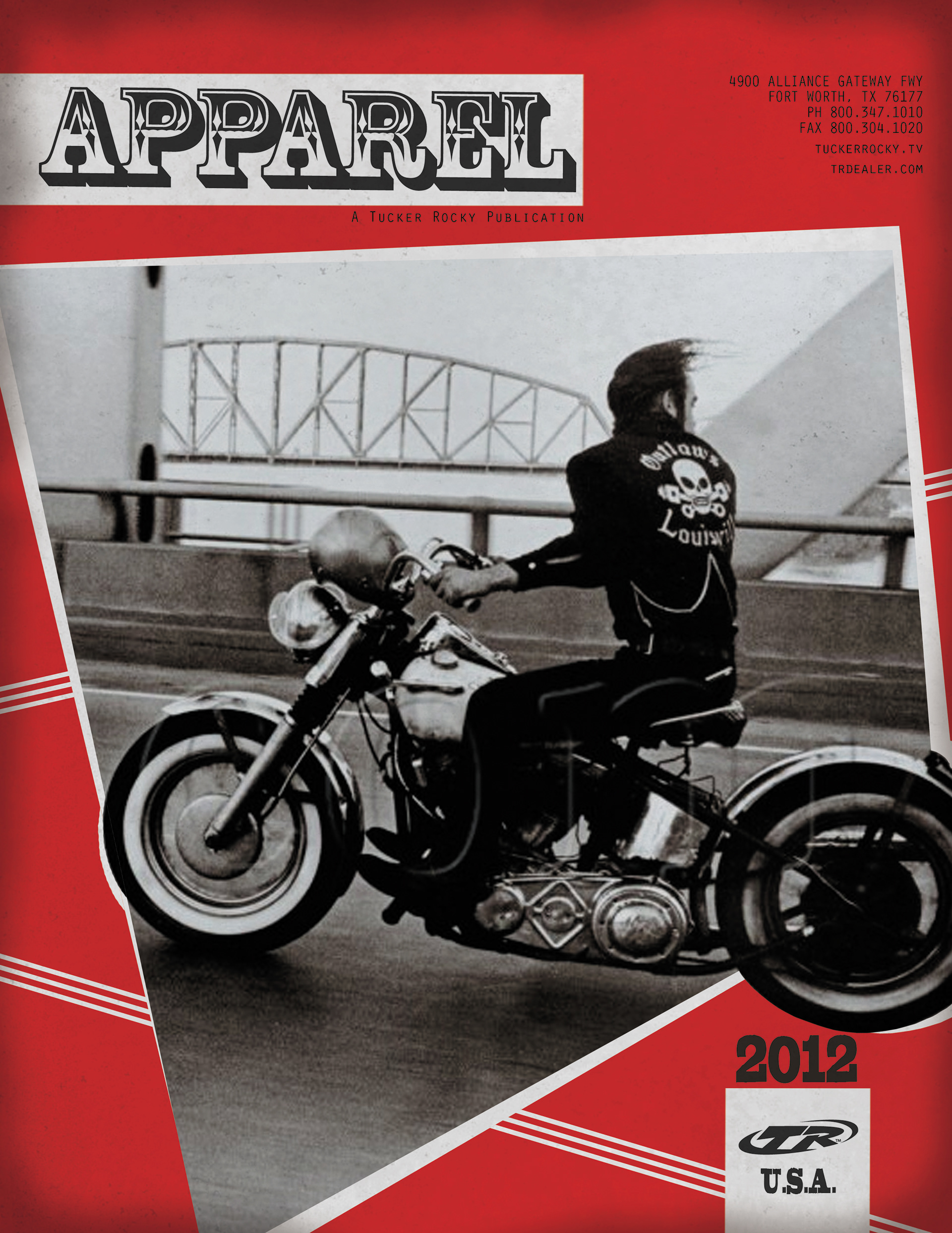 2012 Catalog cover design for Tucker Rocky Apparel