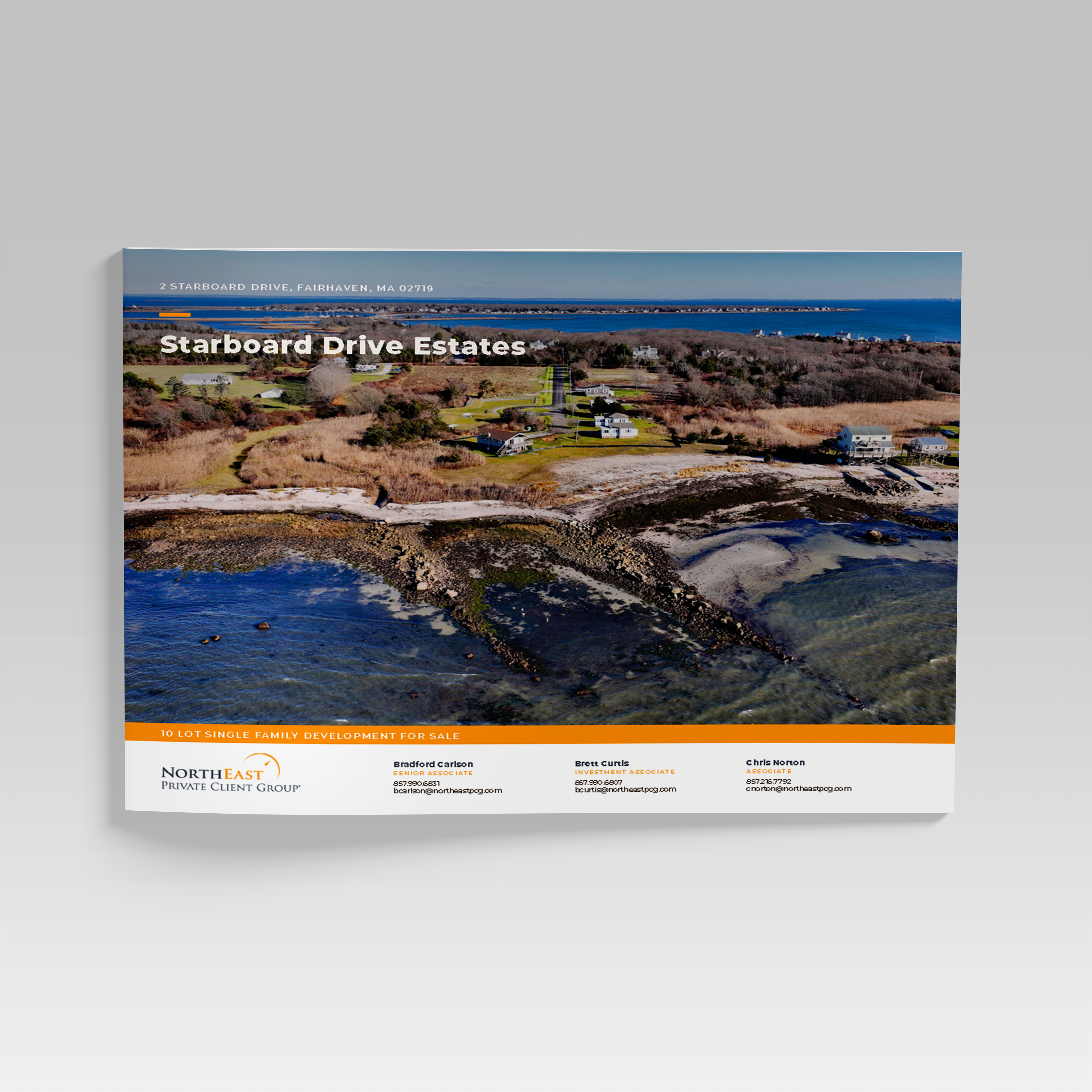 Offering Memorandum cover page for Starboard Drive Estates.