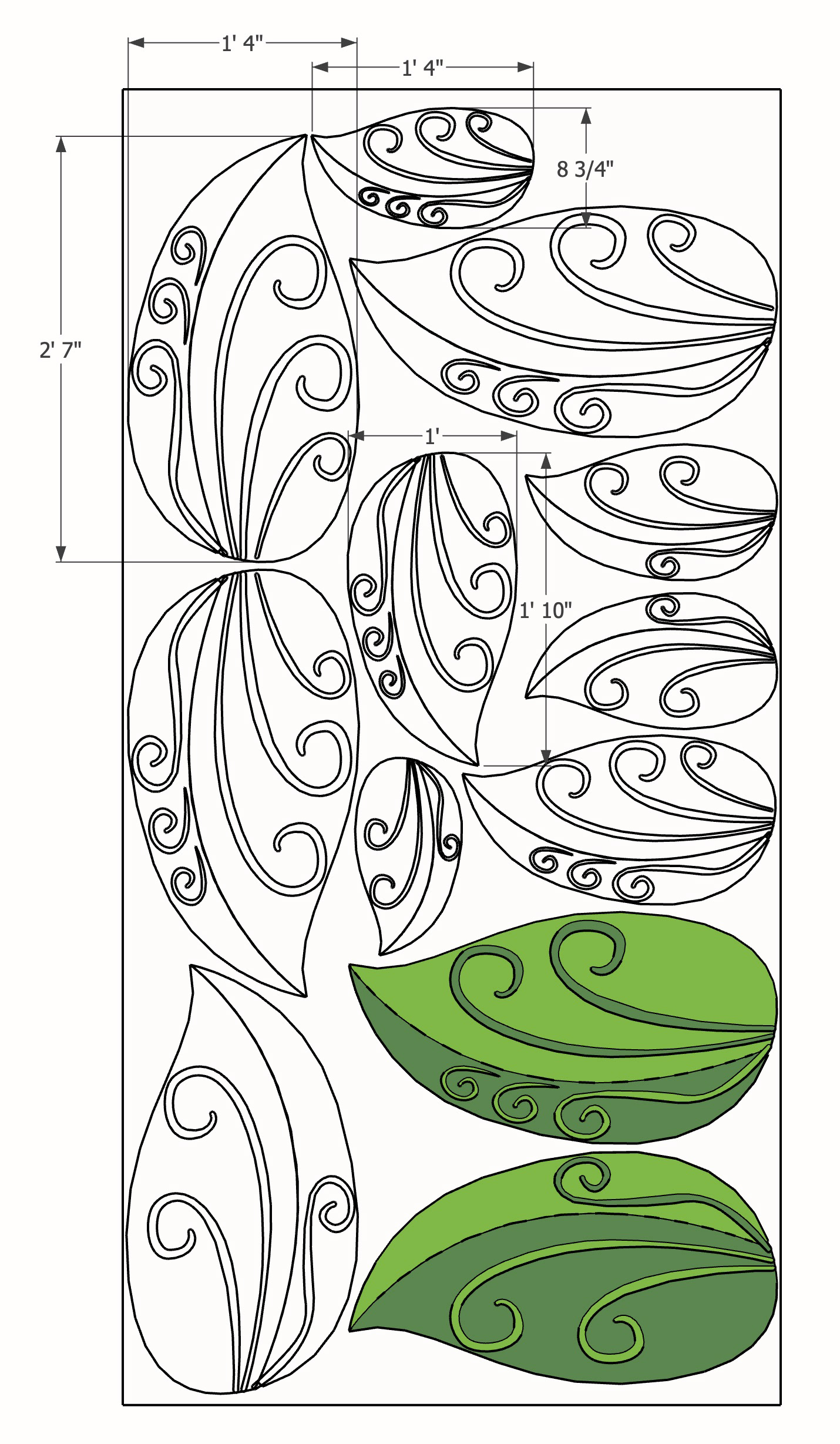 foliage cutout