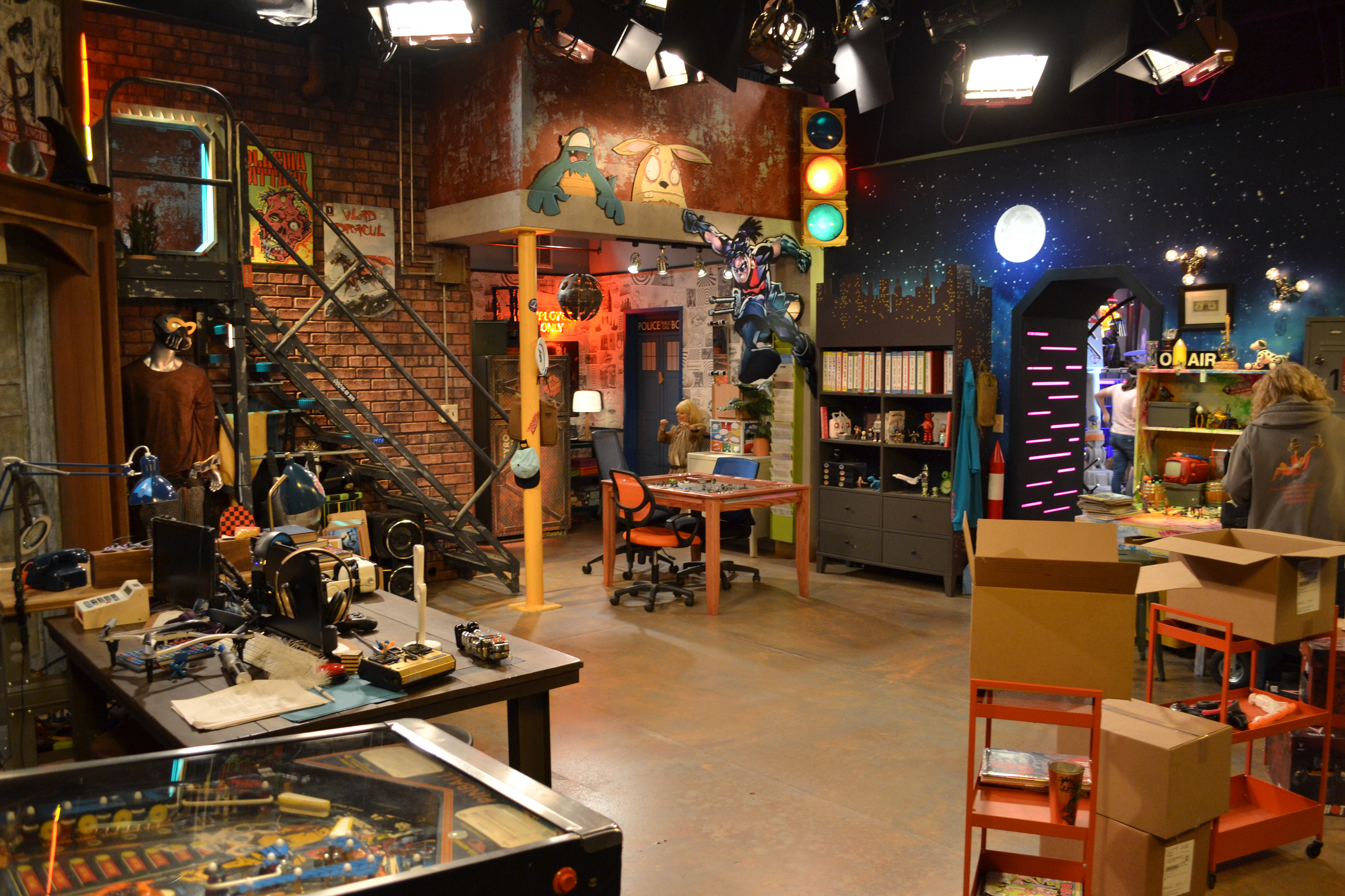 comic book store back room