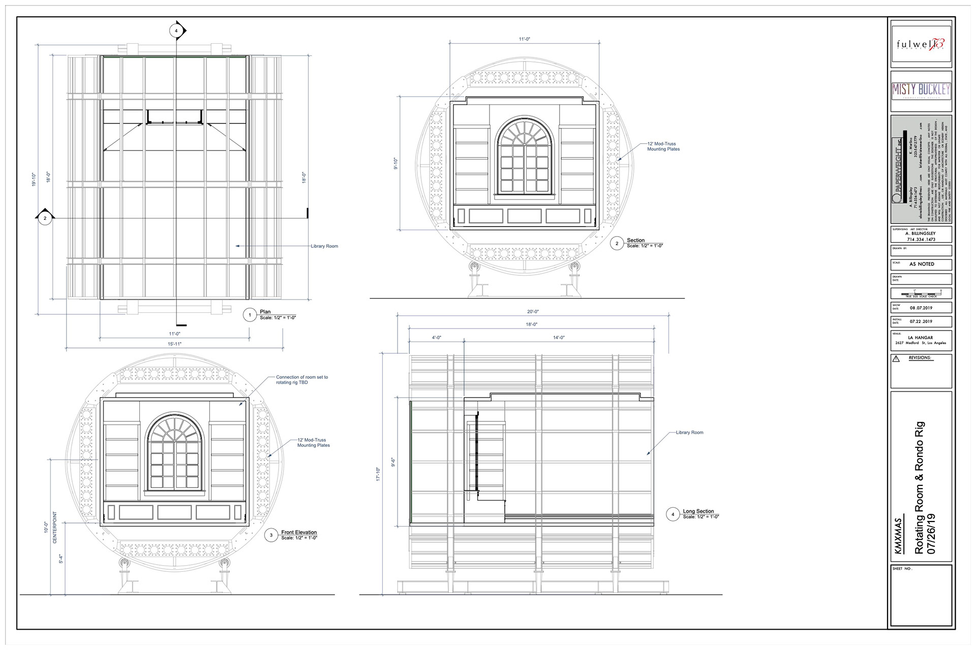 rotating room drawing