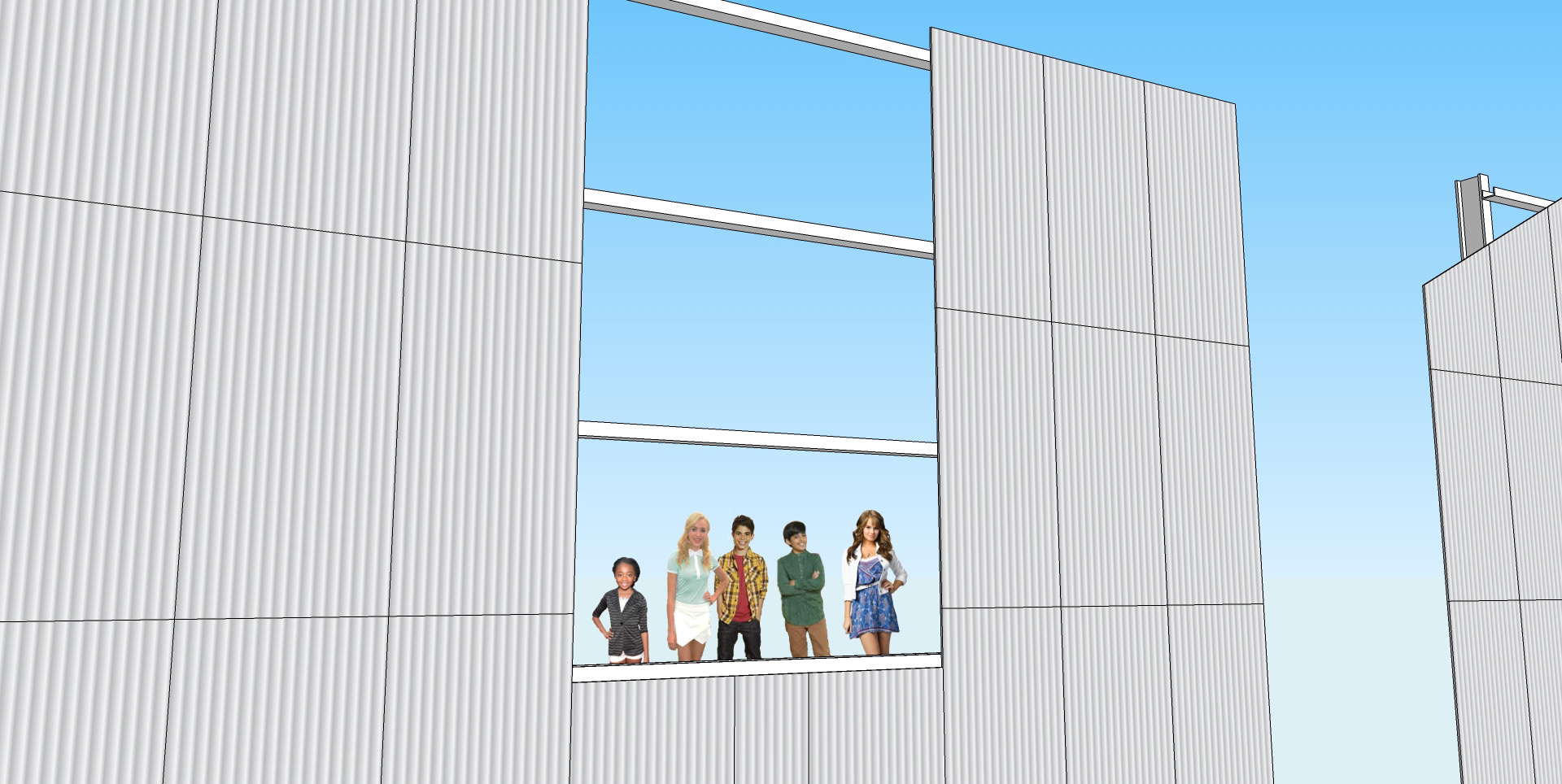 3D model of Hollywood Sign