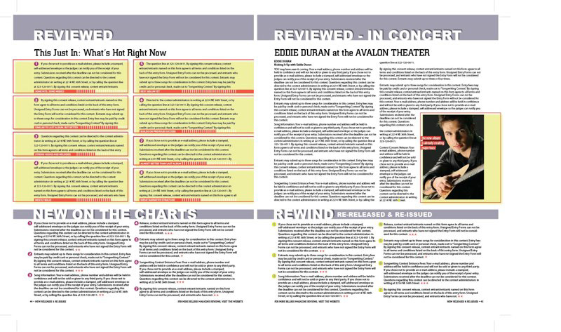 magazine page