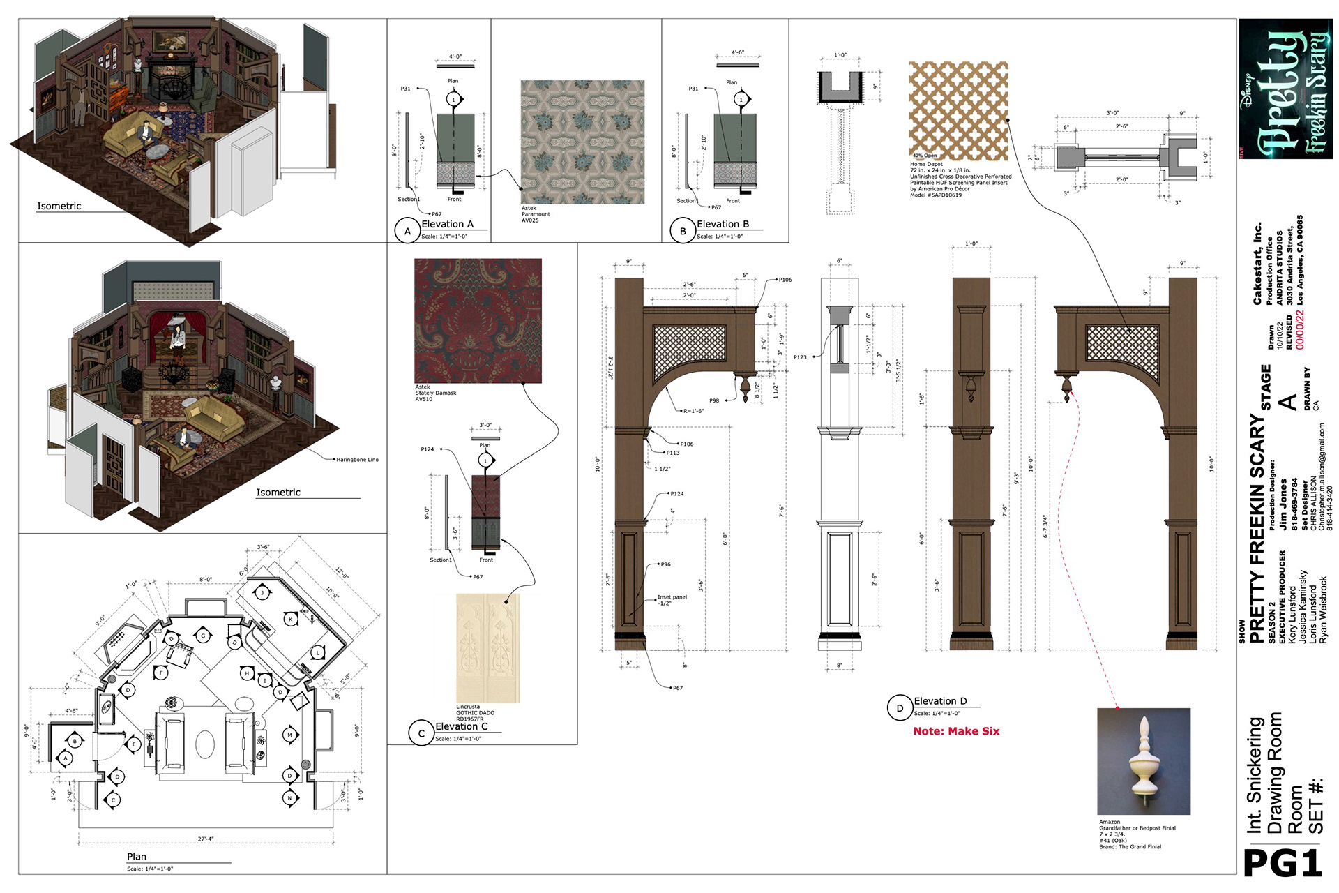 mansion parlor drawing