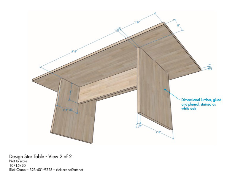 custom Design Center table