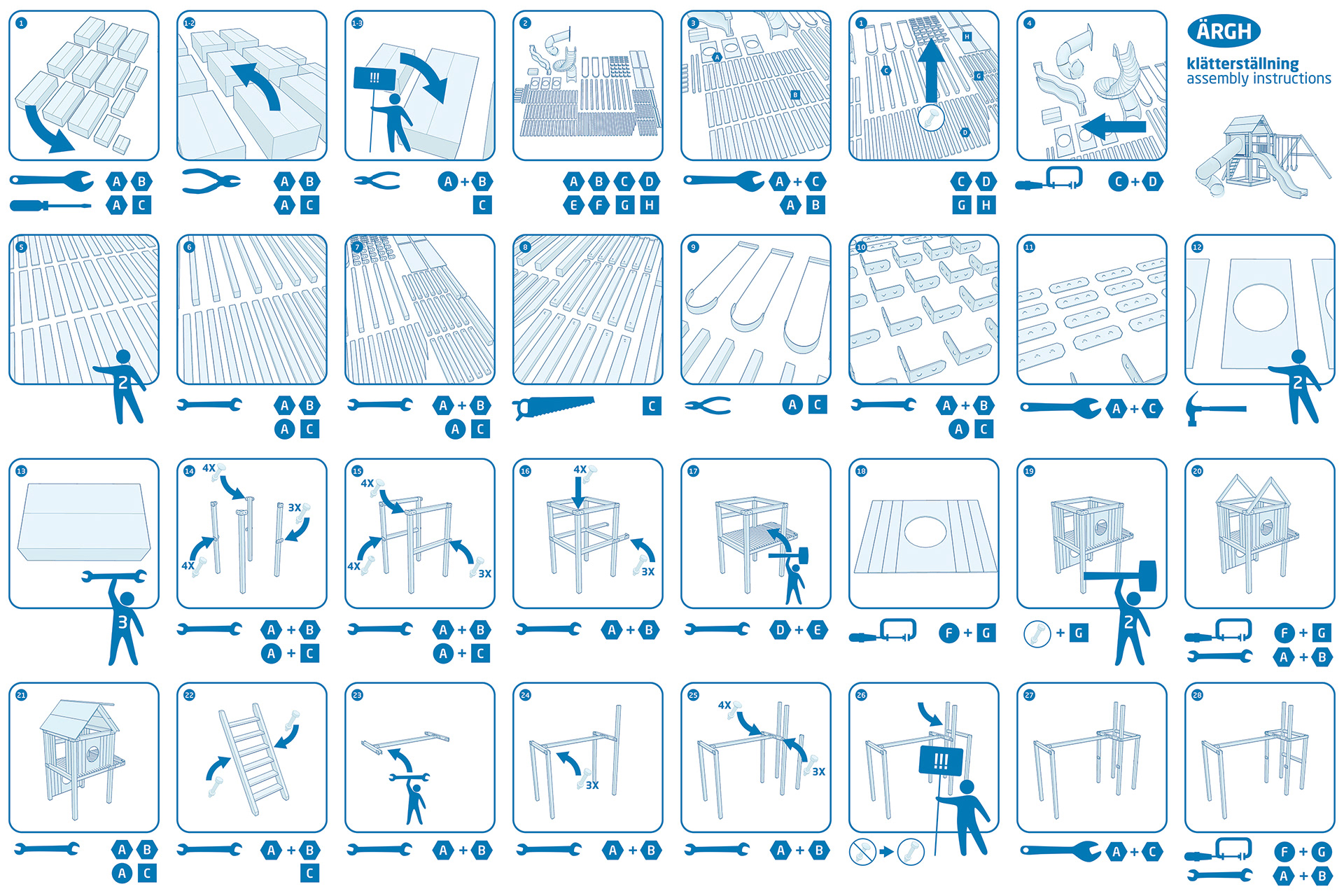 play structure assembly instructions