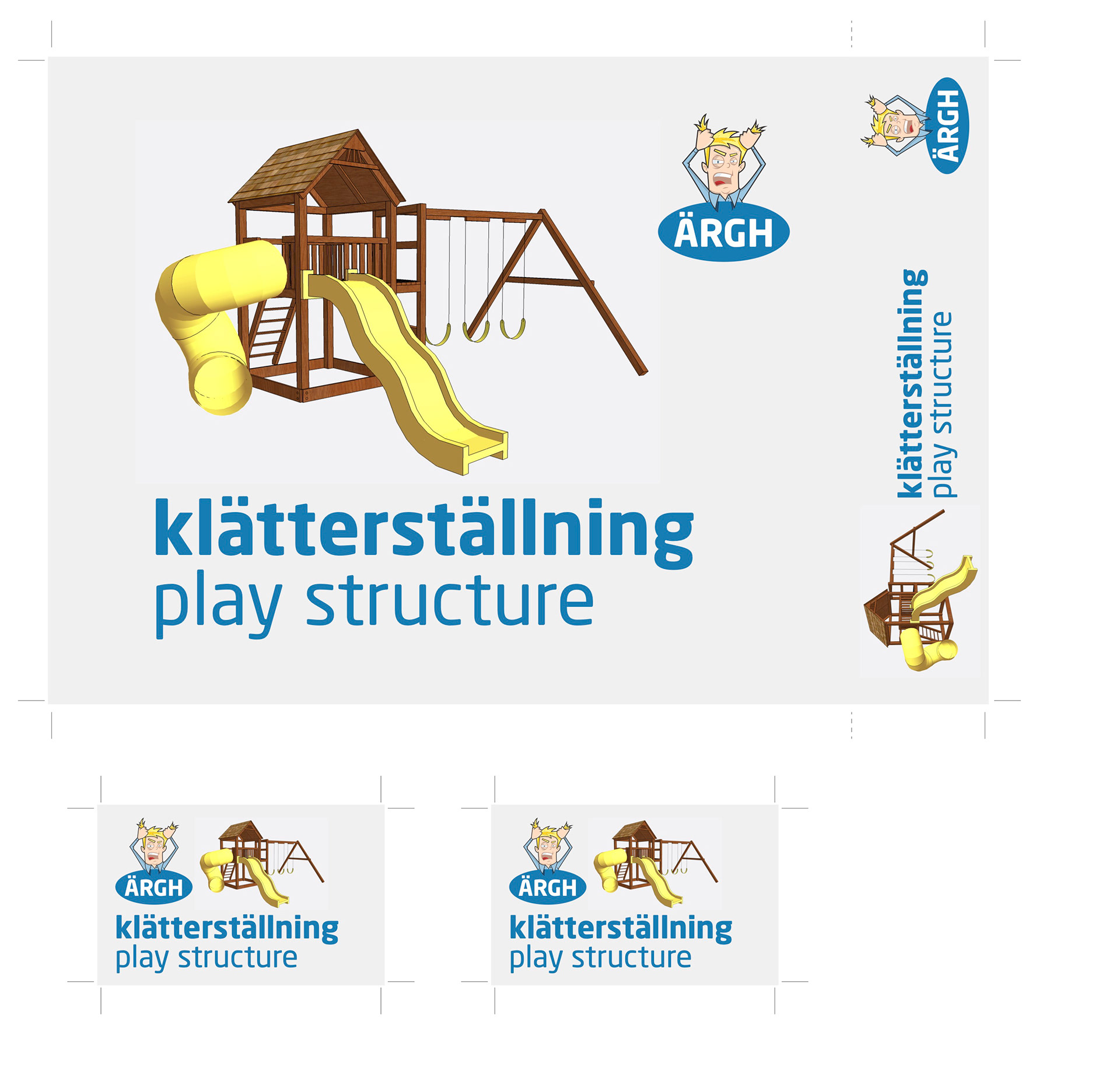 play structure box label
