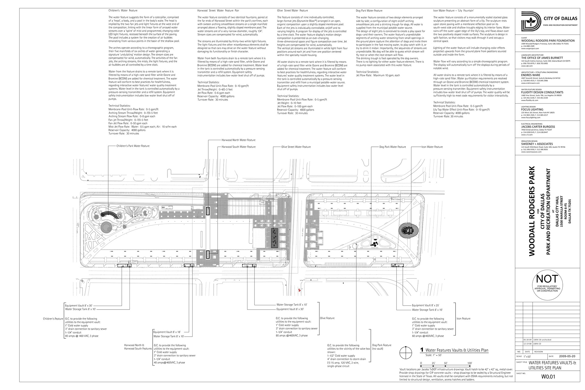 Klyde Warren Park site plan