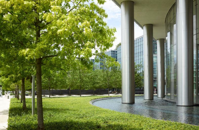tower reflecting pool
