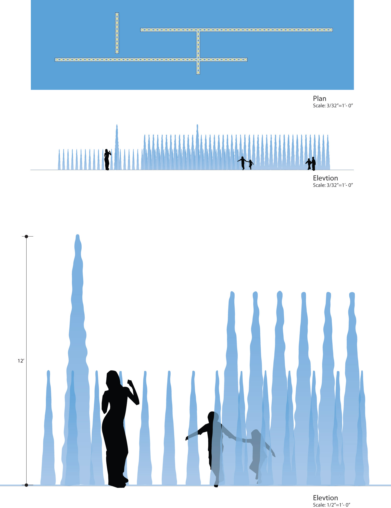 jets plan and elevation
