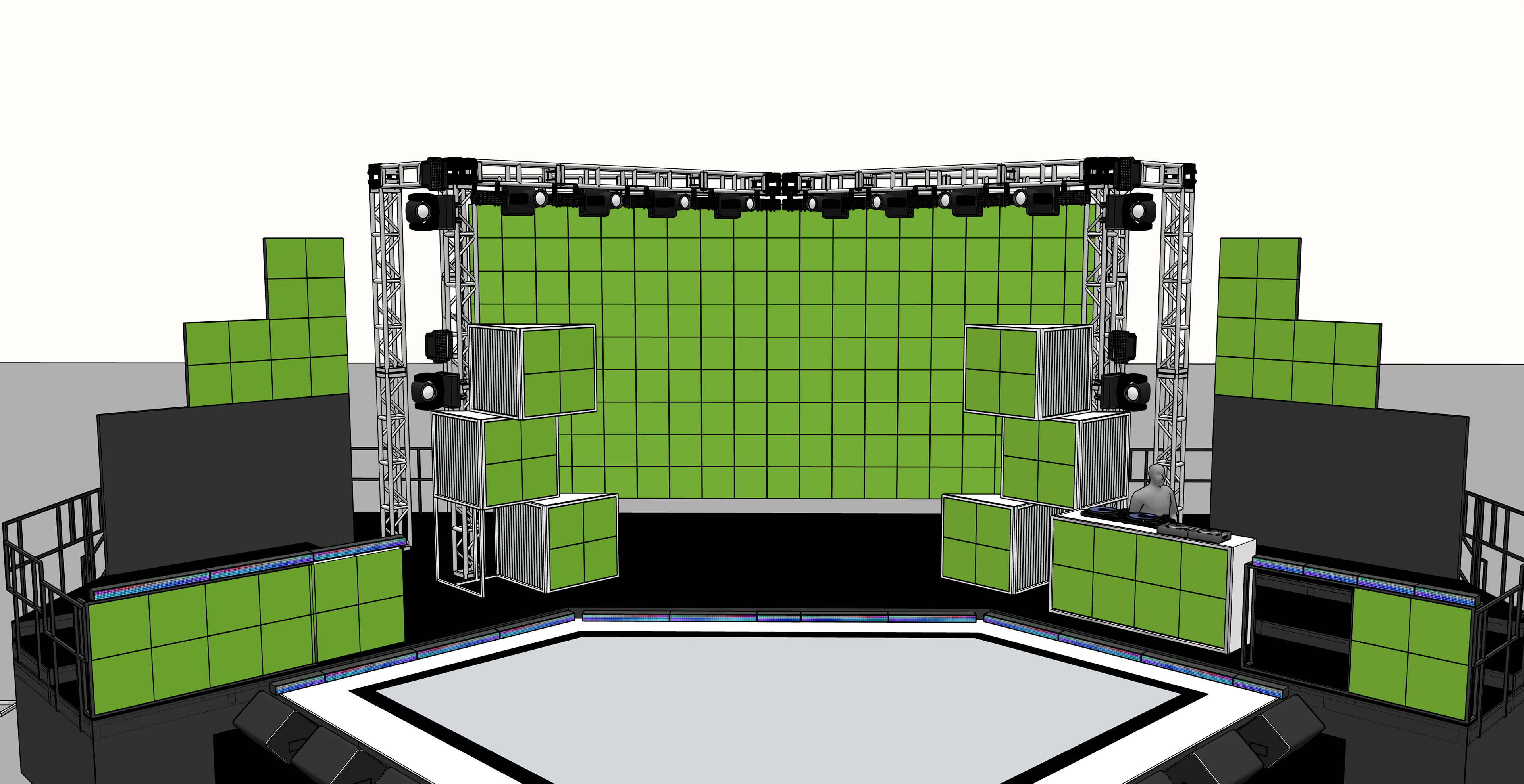 LED layout model
