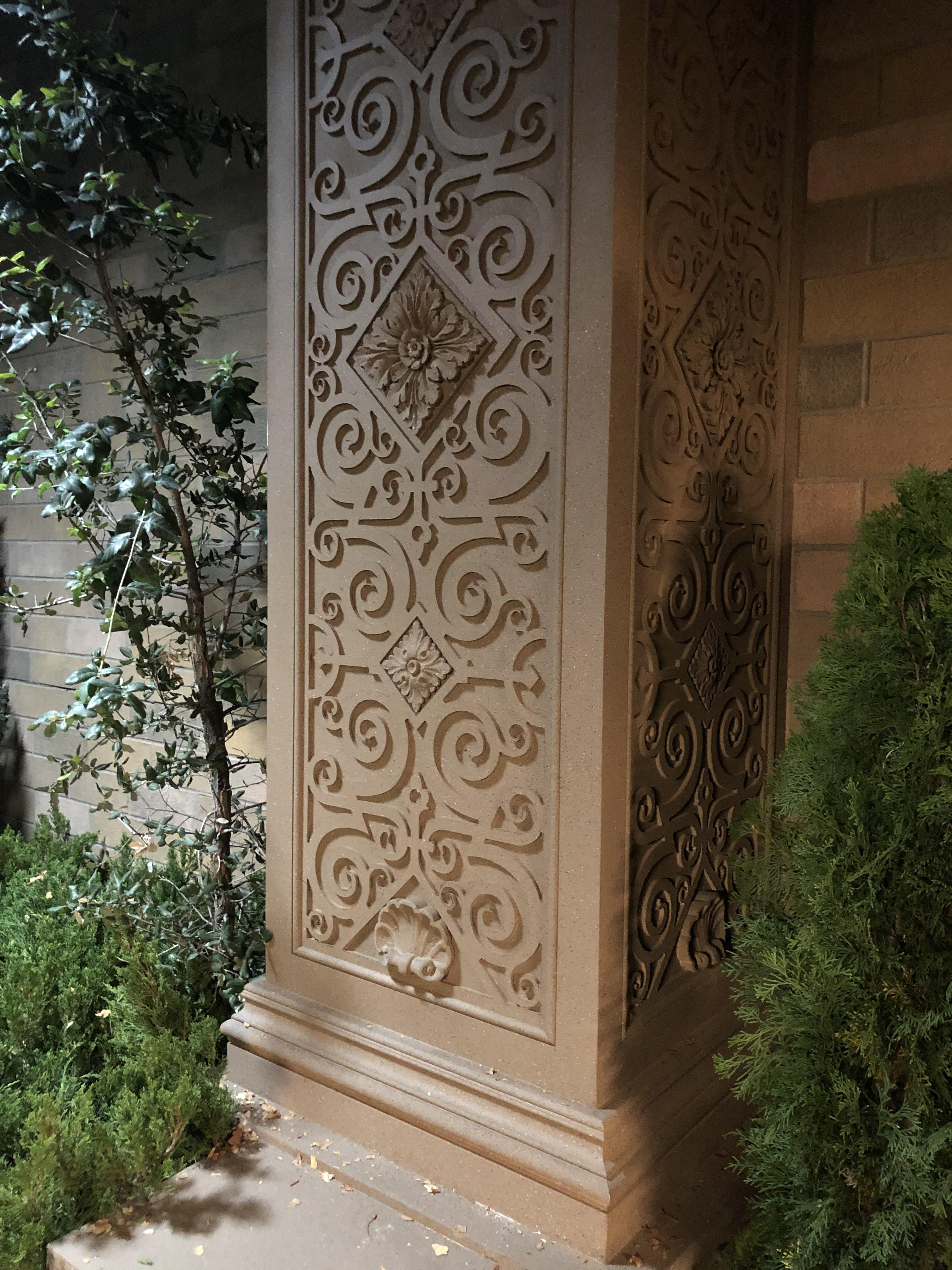 mansion porch detail