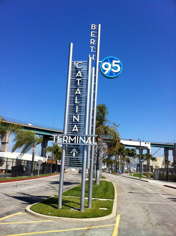 Berth 95 sign