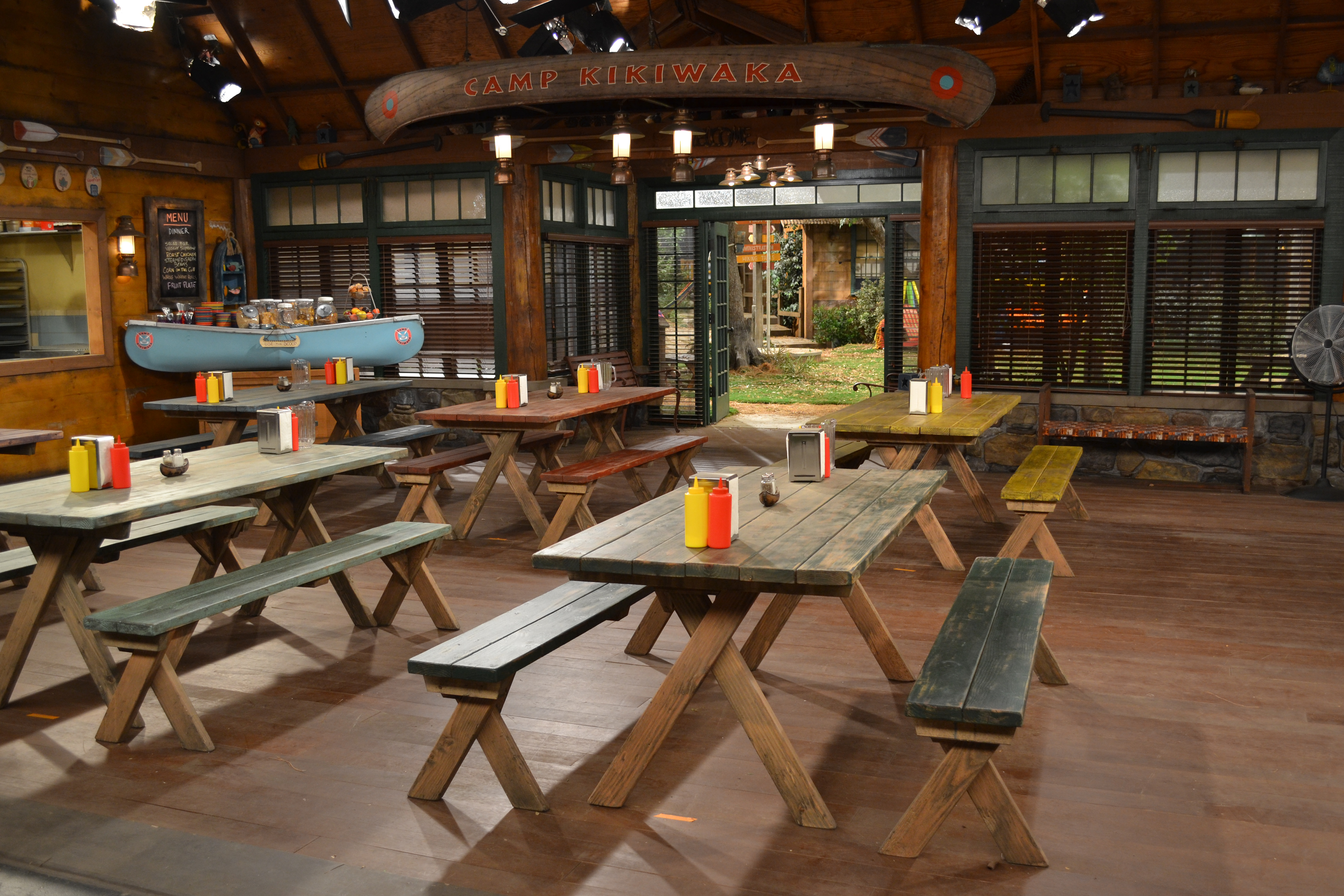 camp mess hall interior