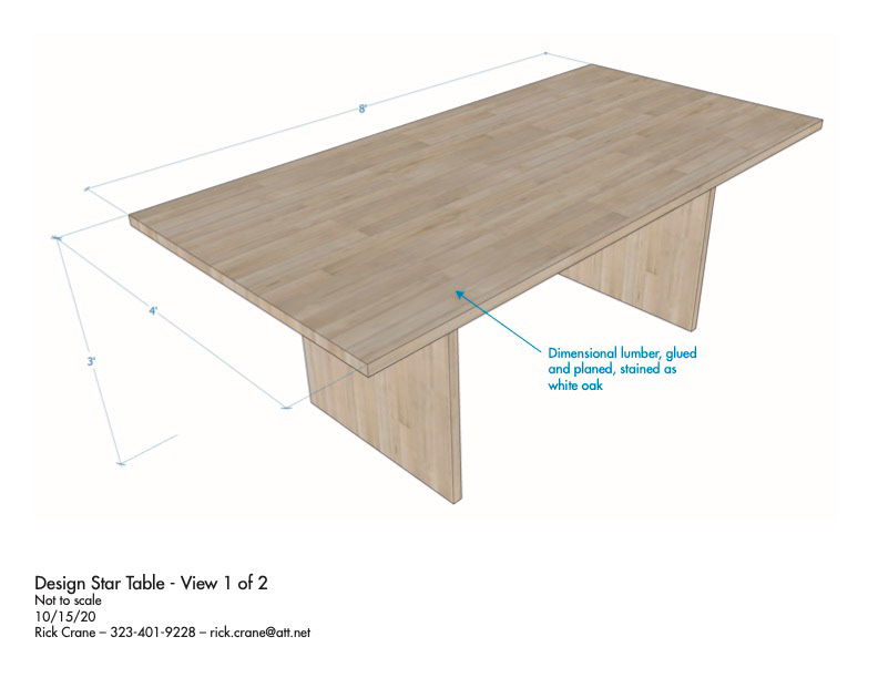 custom Design Center table