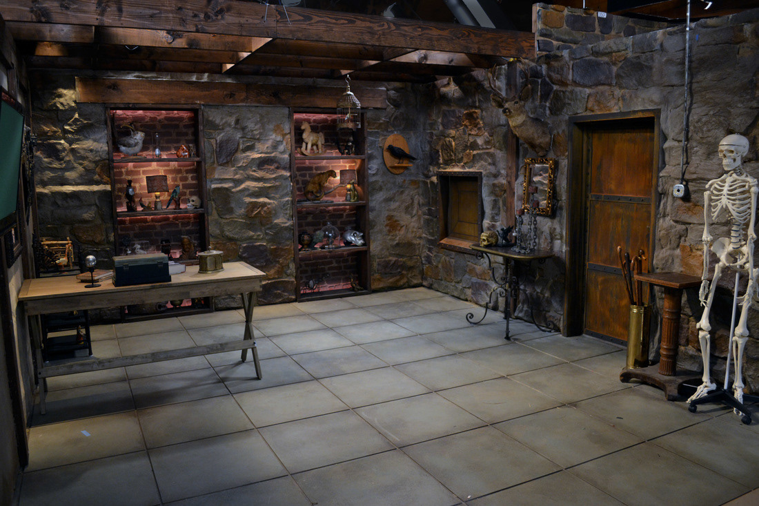 spooky cabin basement