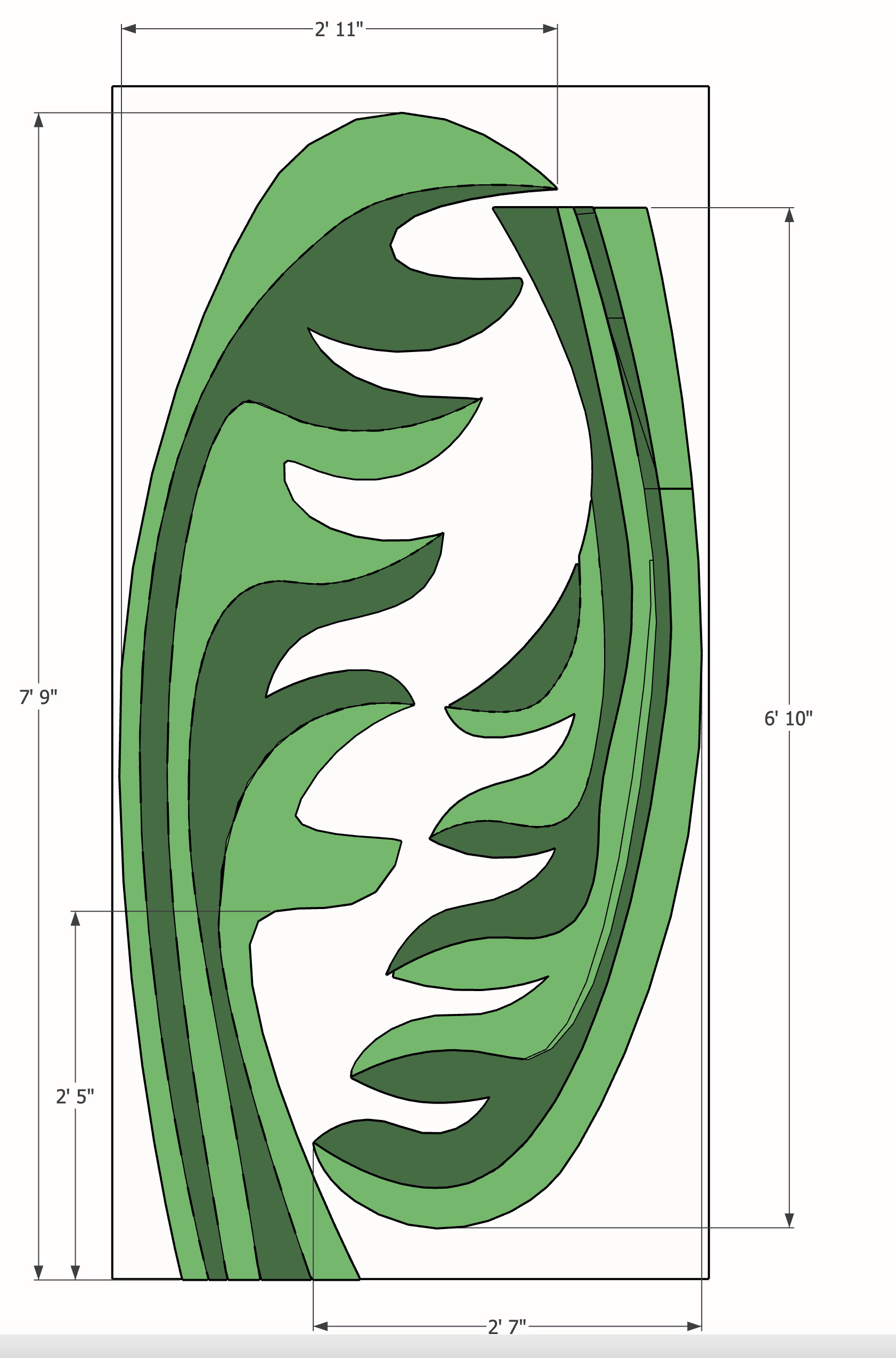 foliage cutout