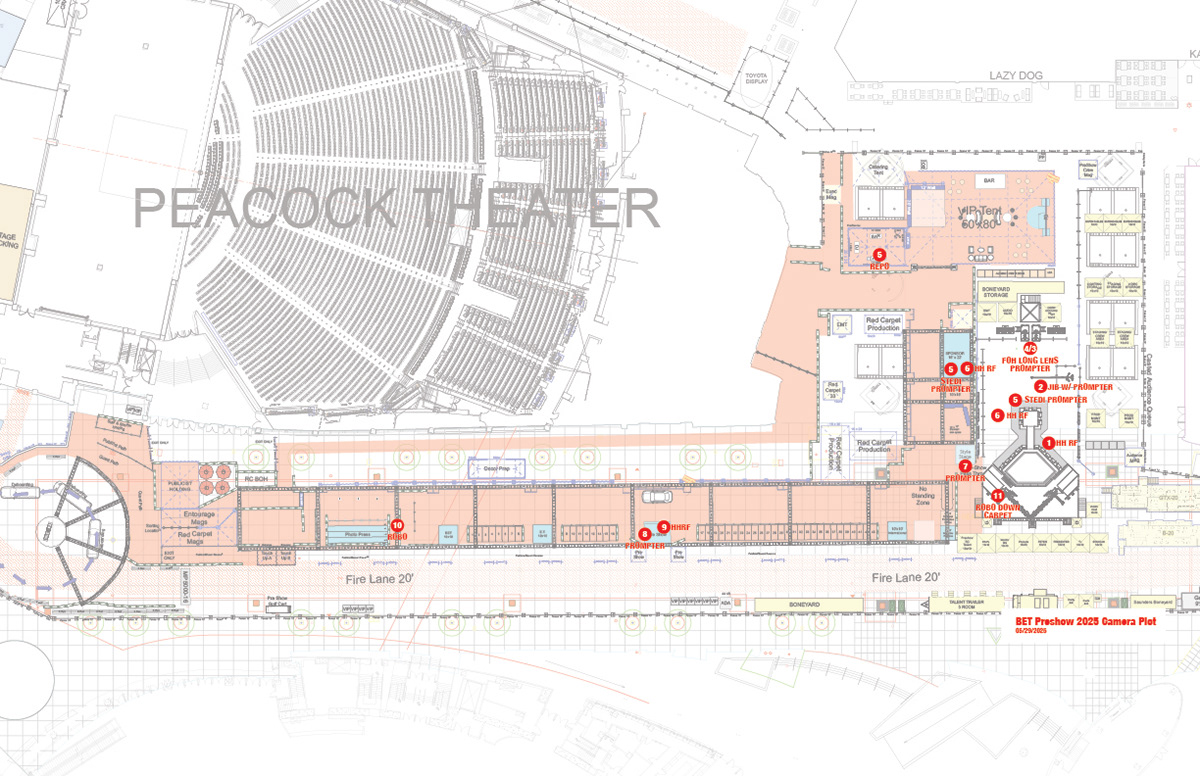preshow camera plot plan