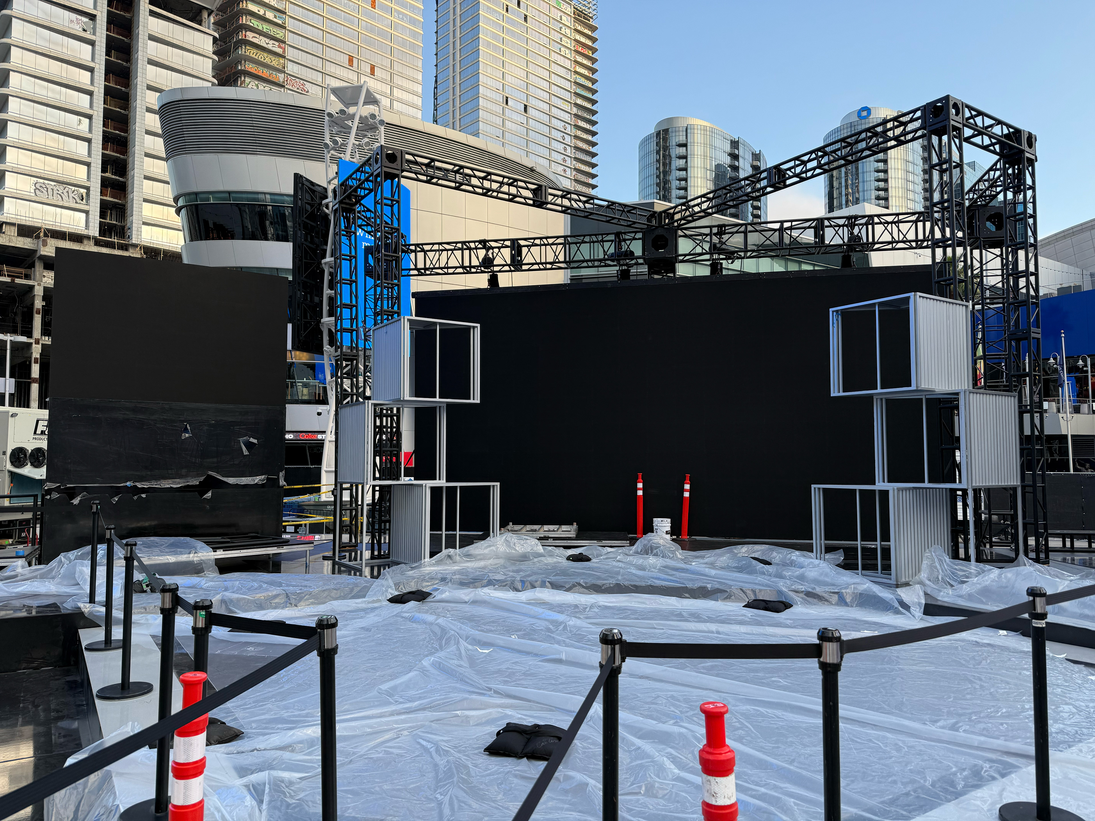 stage under construction