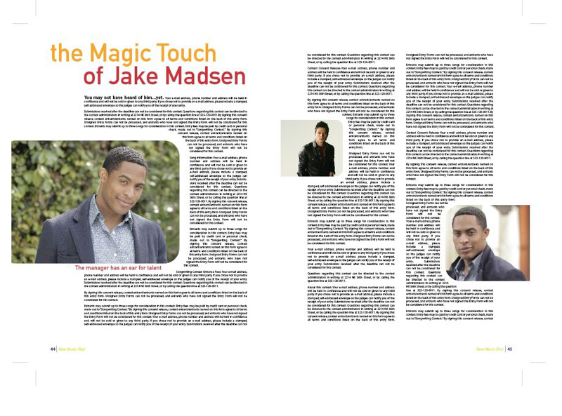 magazine page