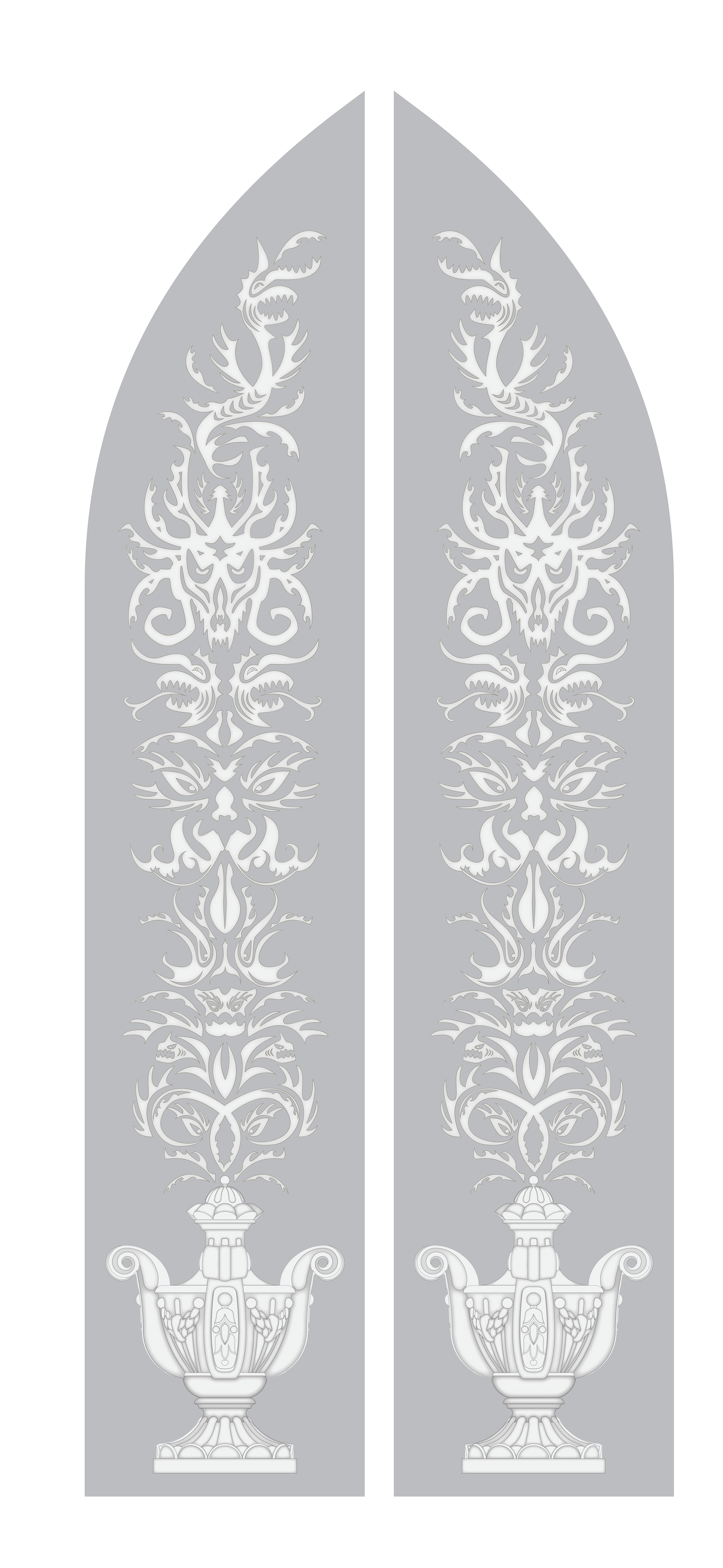 frosted glass pattern for doors