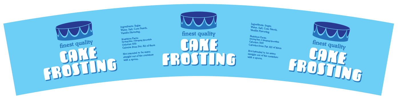 frosting label