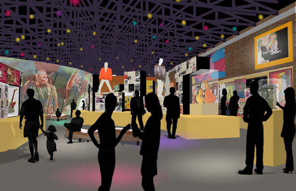 exhibit rendering