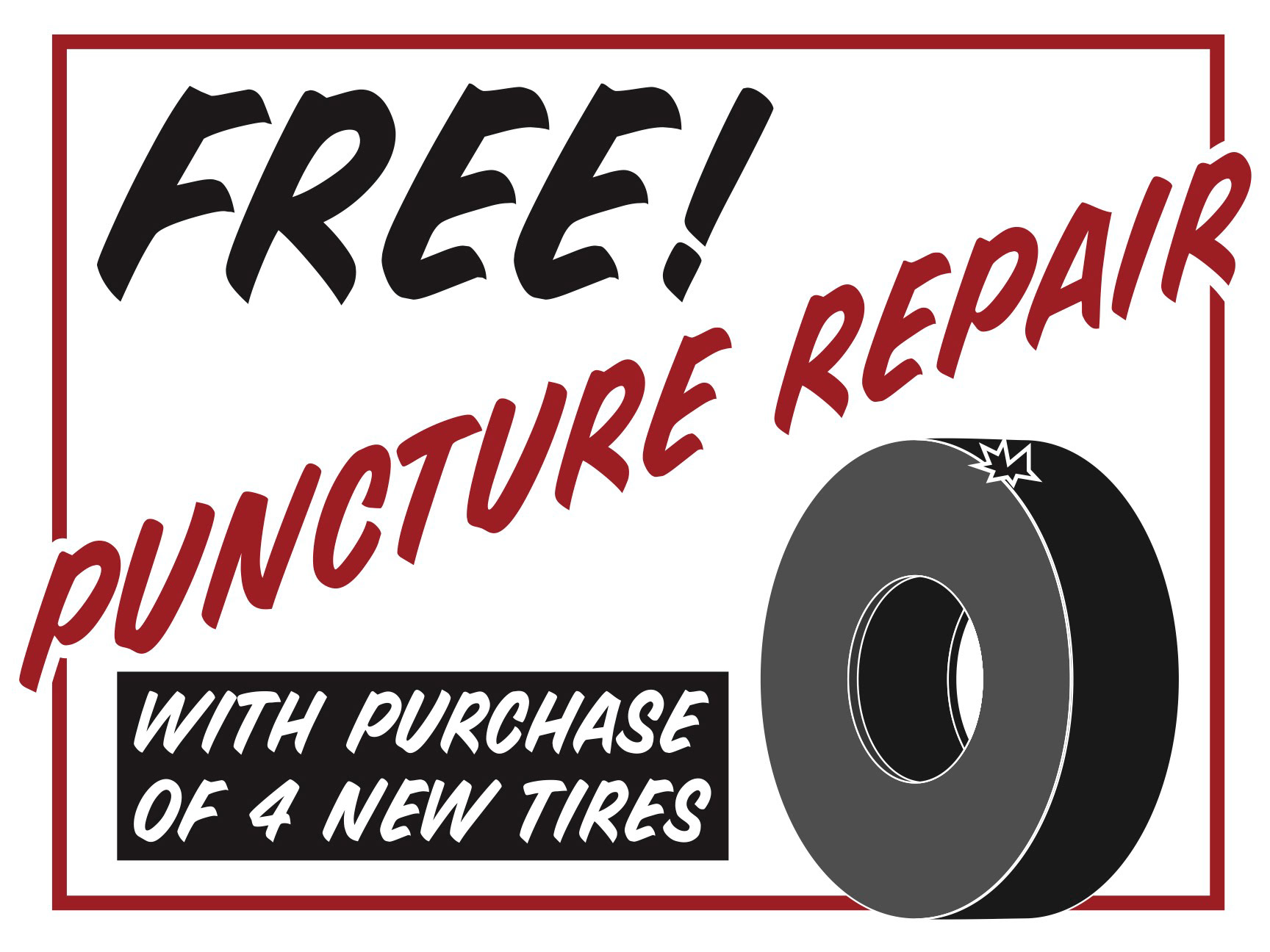 tire store ad