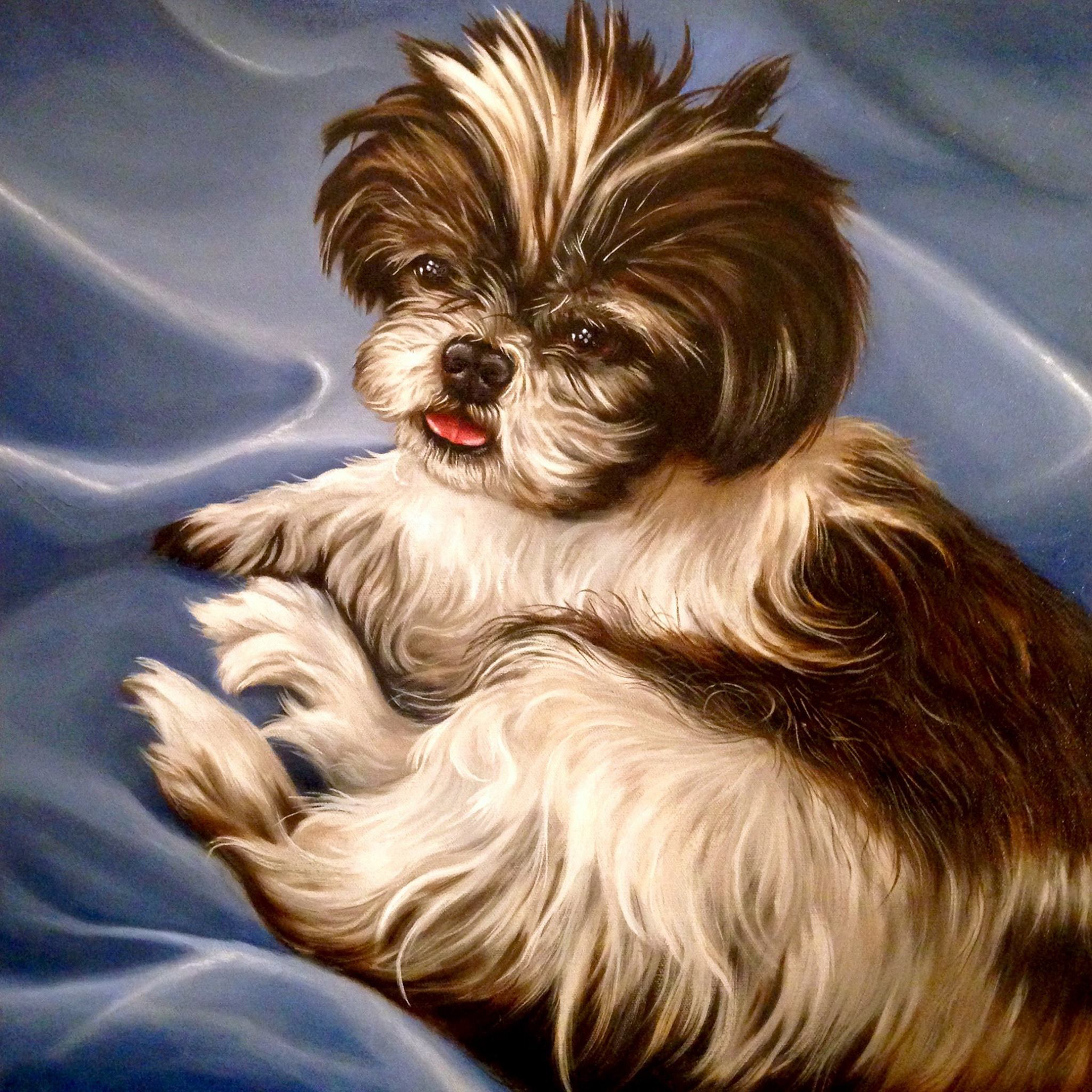 “Nelly”, 18x18in., oil on canvas