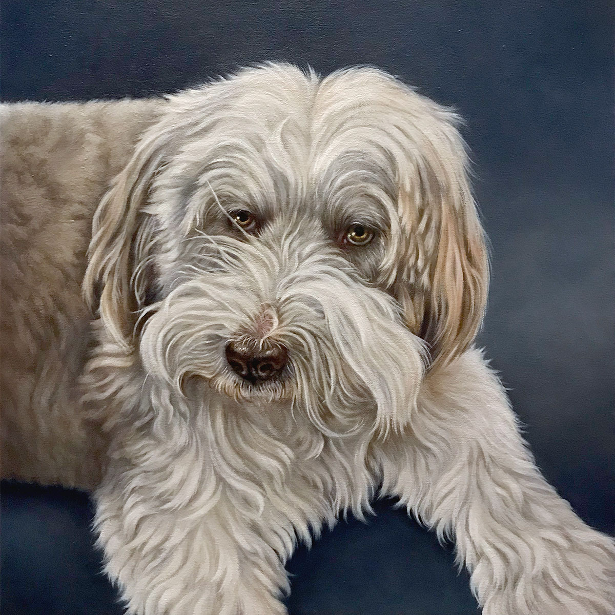 “Marlee”, 18x18in., oil on canvas
