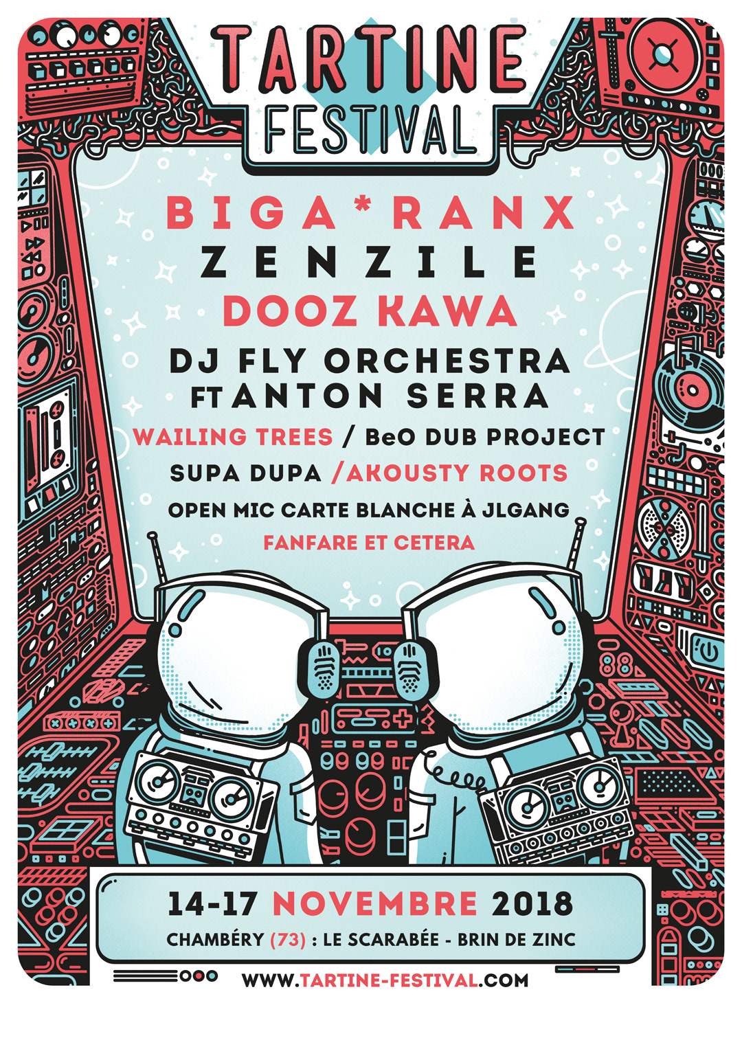 Tartine festival 2018 - illustration + graphisme