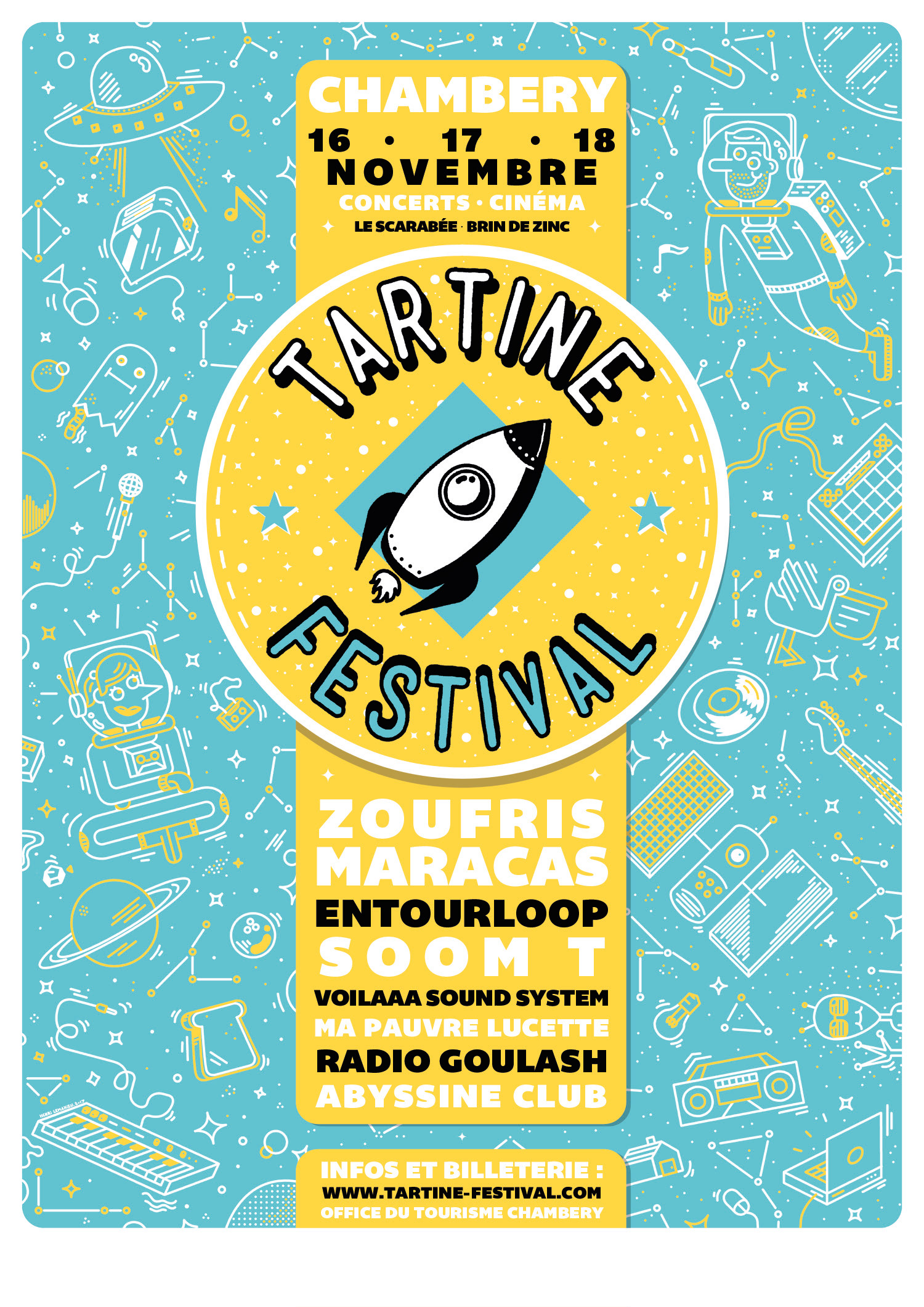 Tartine festival 2017 - illustration + graphisme