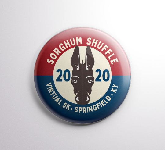 2020 Sorghum Shuffle Virtual 5K Commemorative Pin