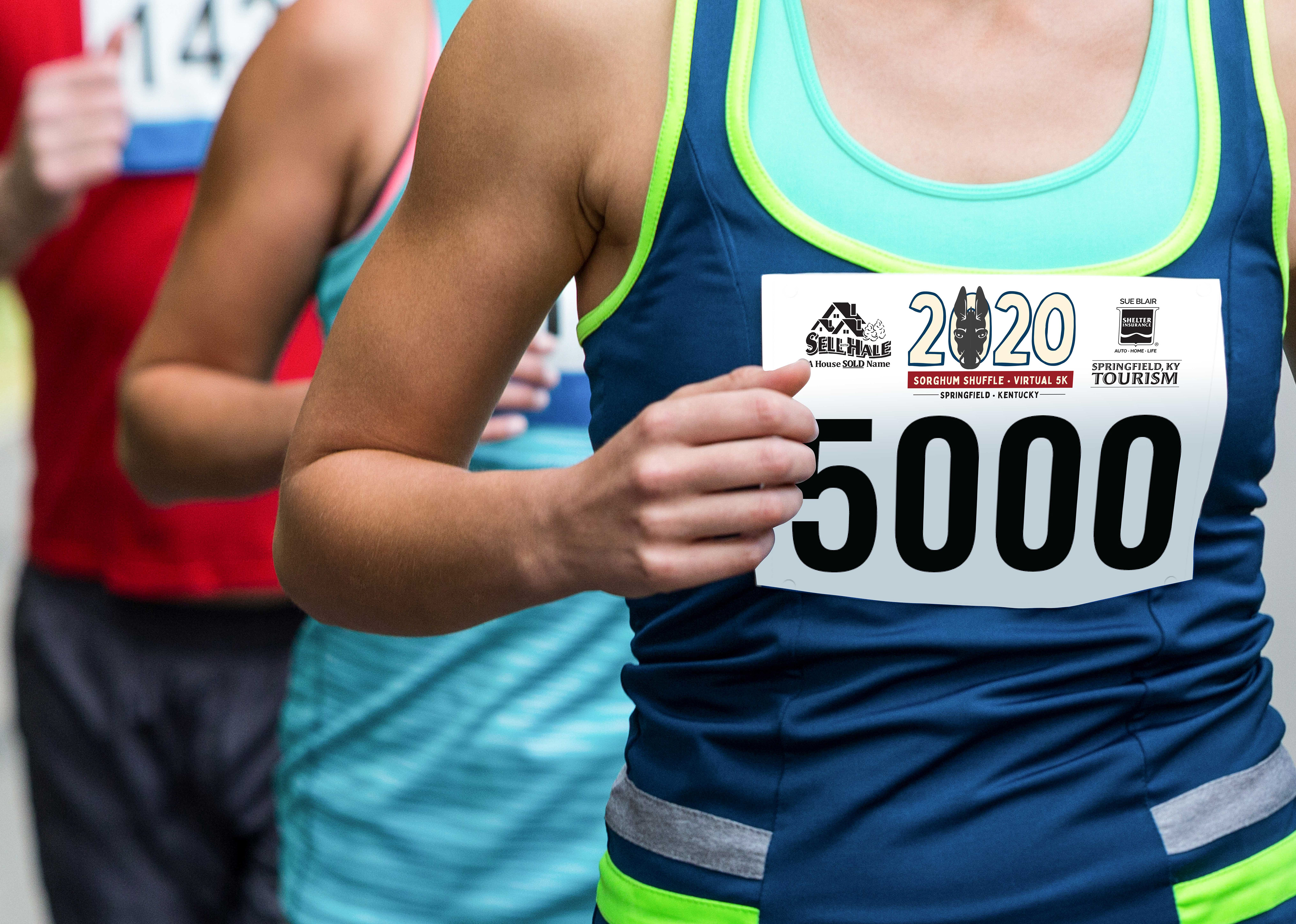 2020 Sorghum Shuffle Virtual 5K Racing Bib