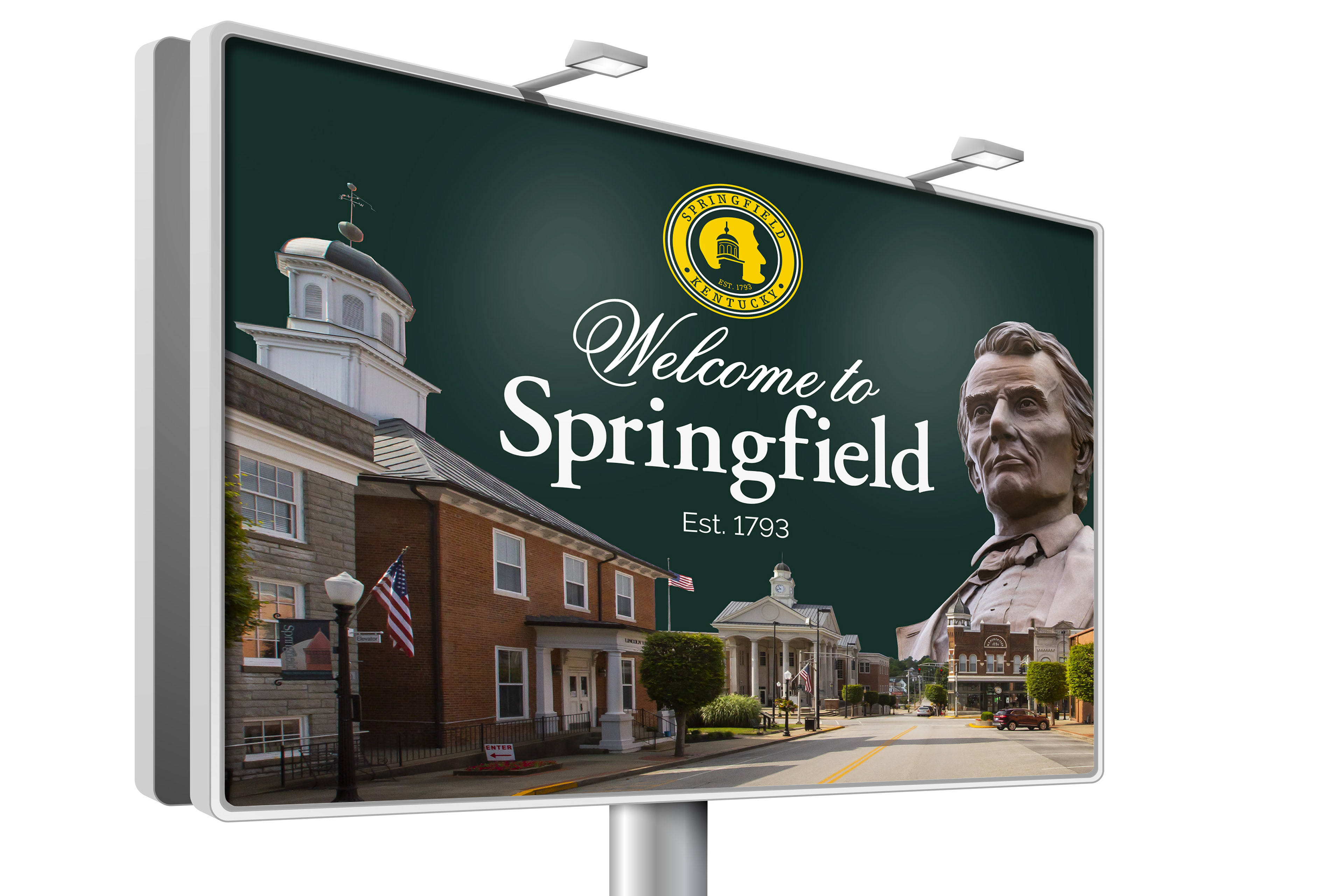 Welcome to Springfield Sign for The City of Springfield KY