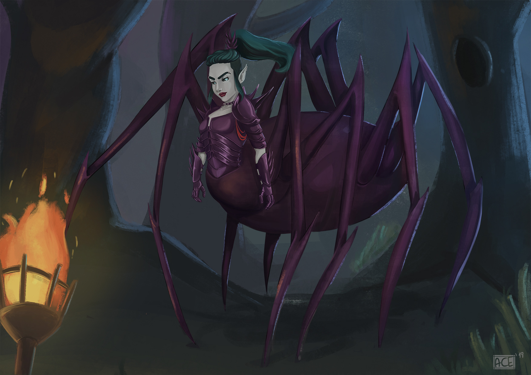 Warhammer -Dark Elder Spider Version