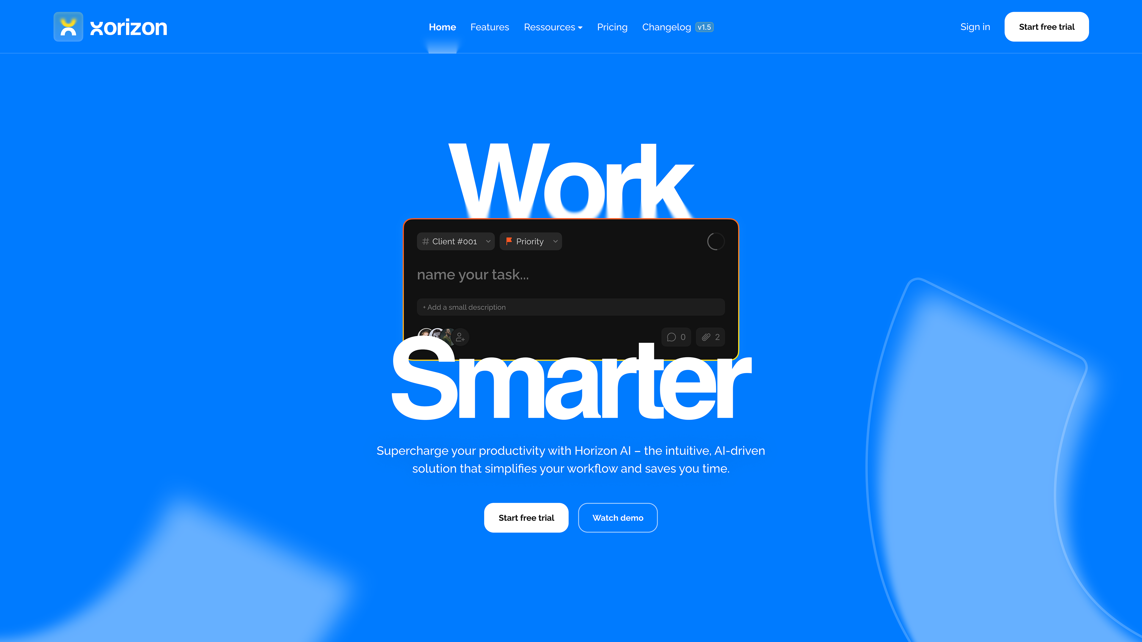 Horizon AI : Productivity Tool