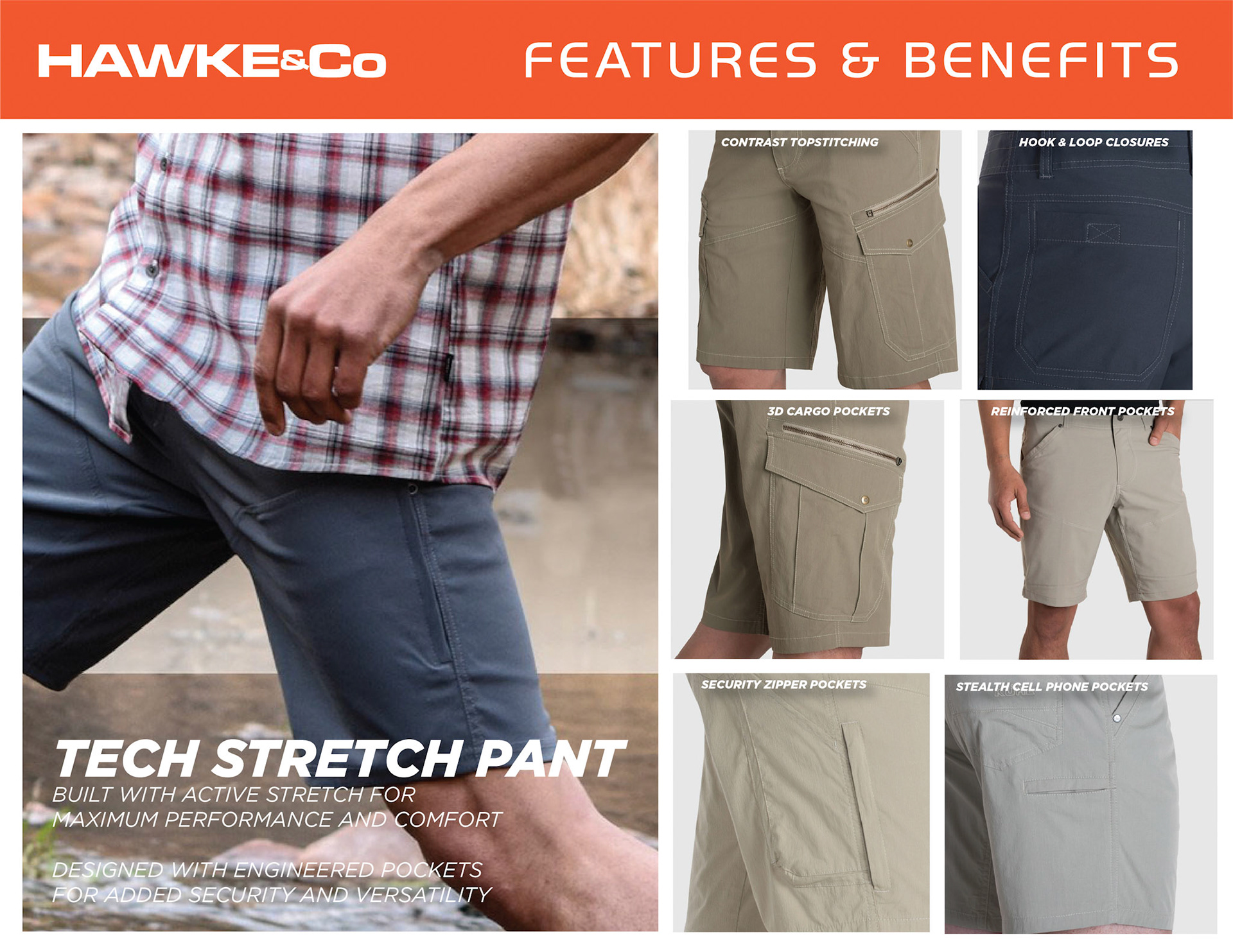 Hawke shorts and pants