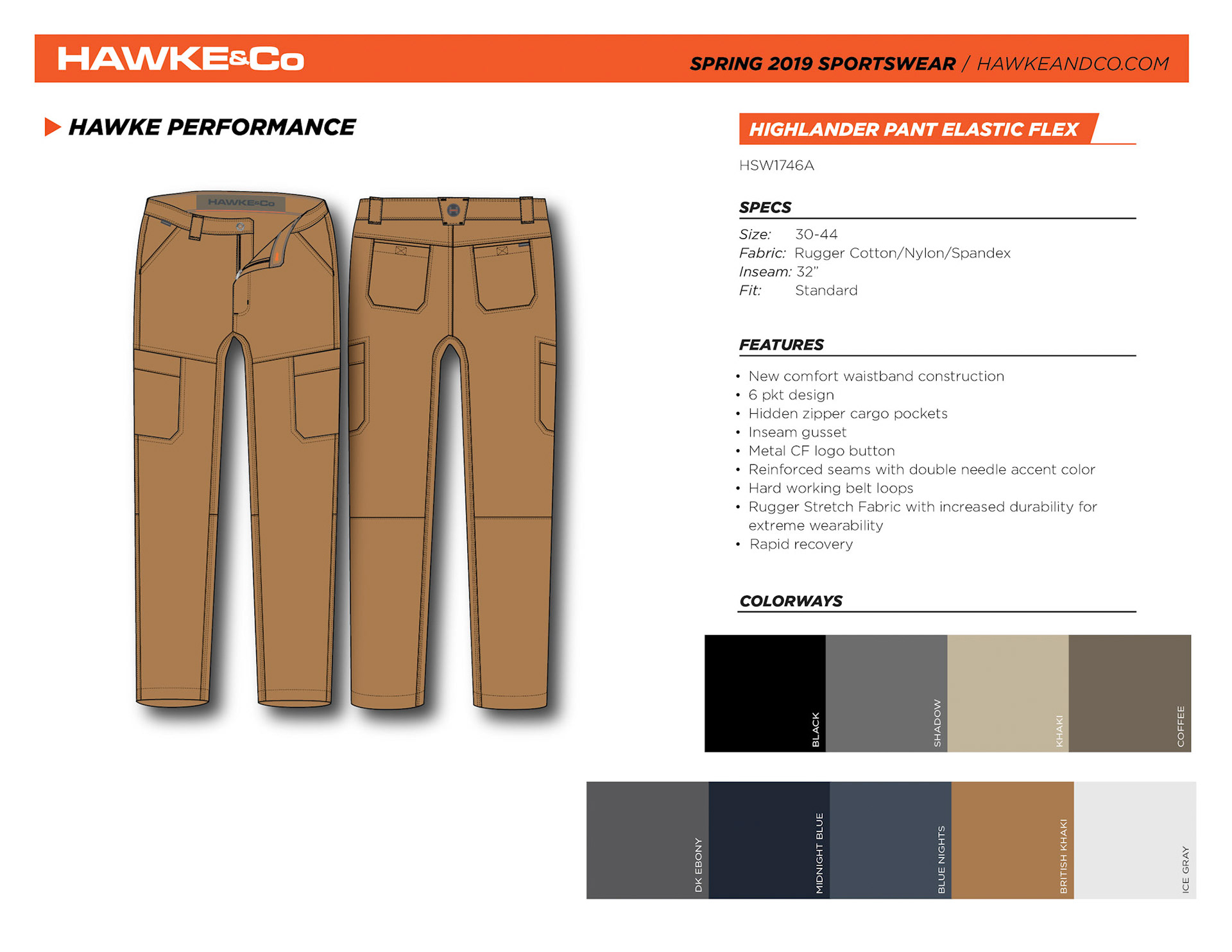Hawke shorts and pants