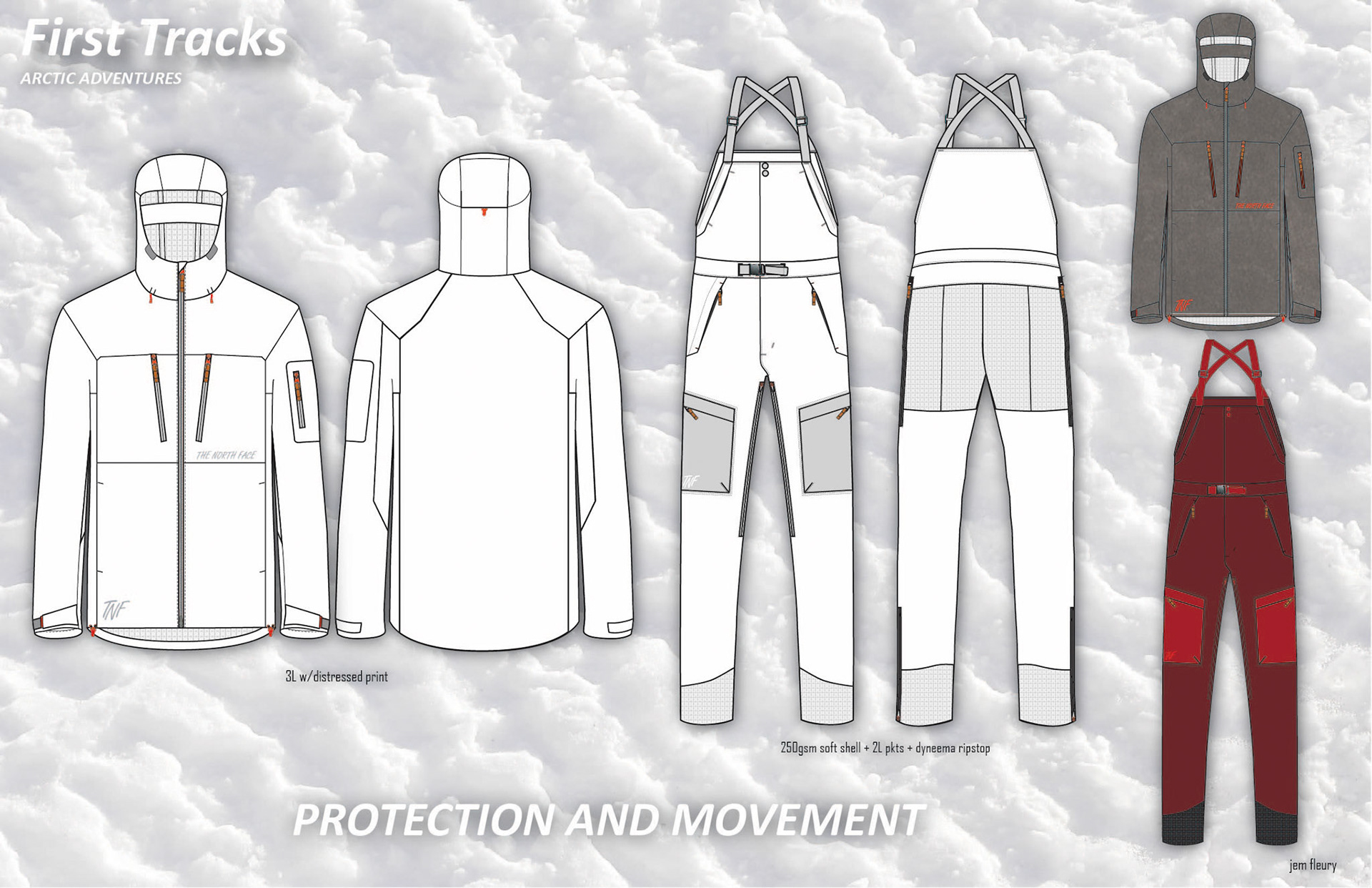 the north face x jem fleury