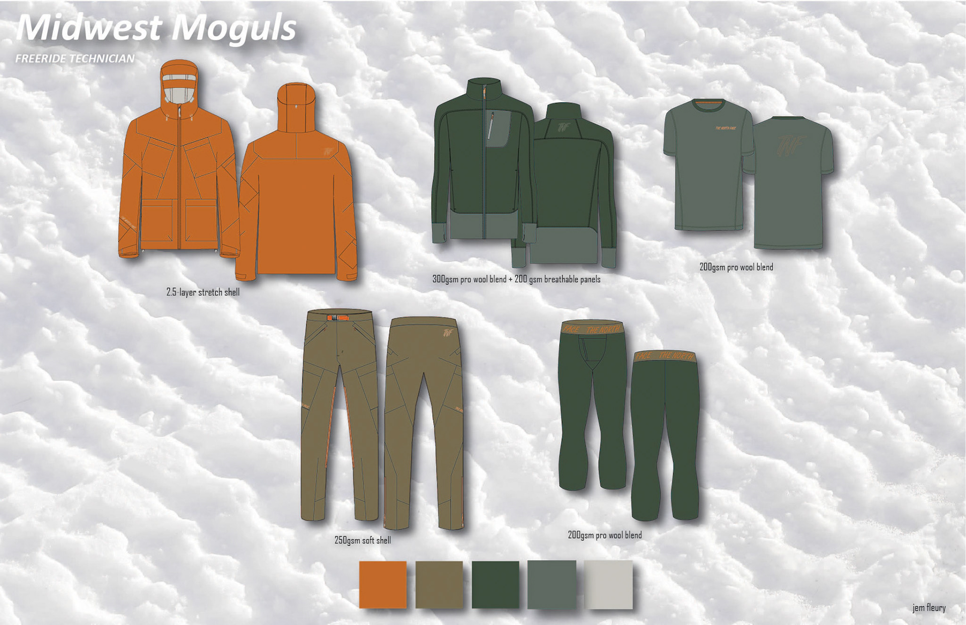 the north face x jem fleury