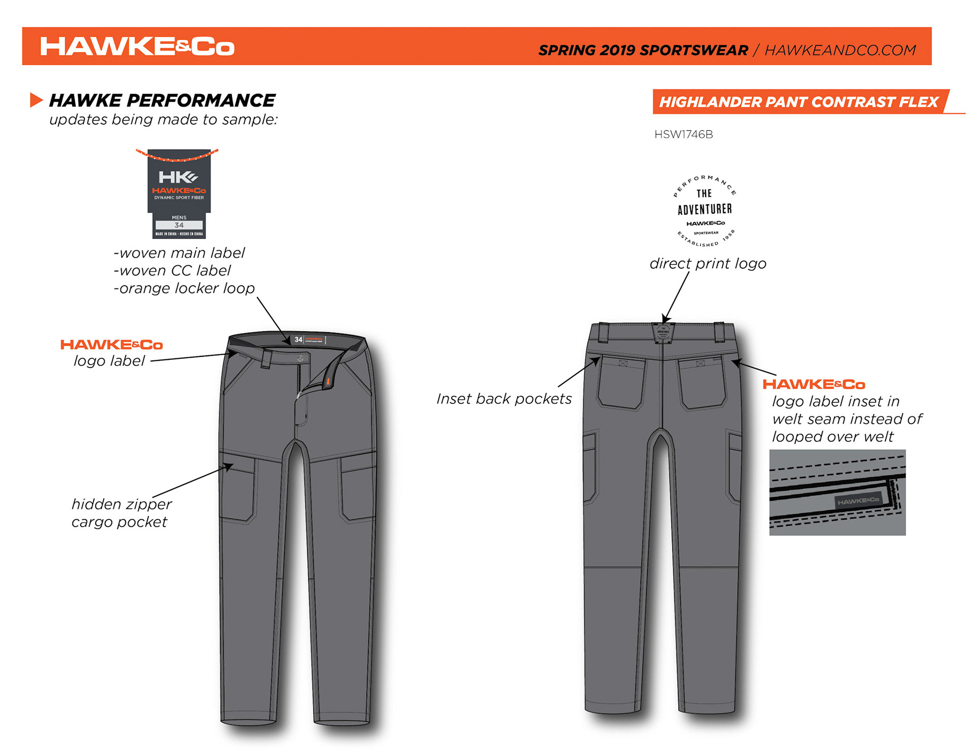 Hawke shorts and pants