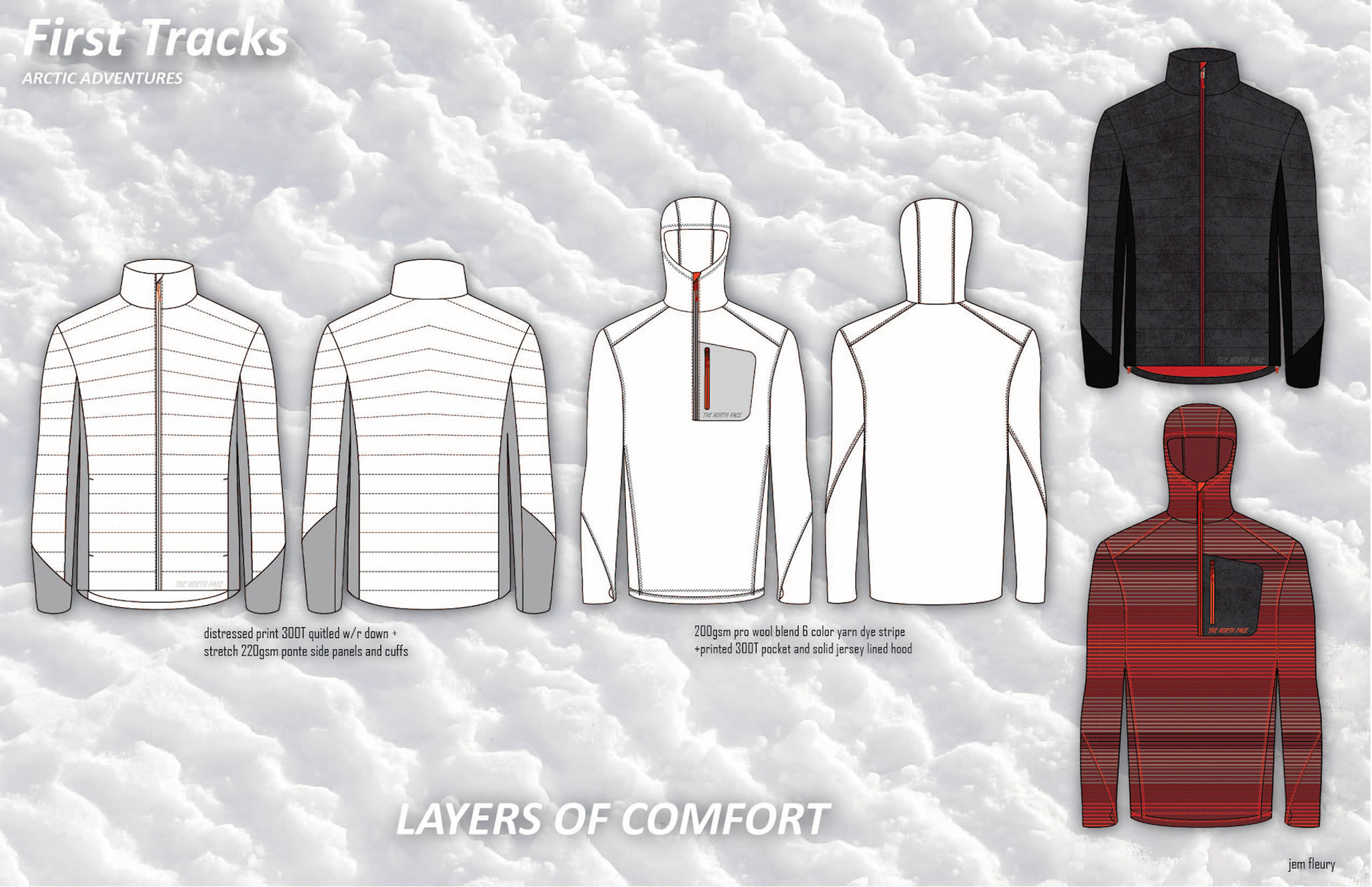 the north face x jem fleury