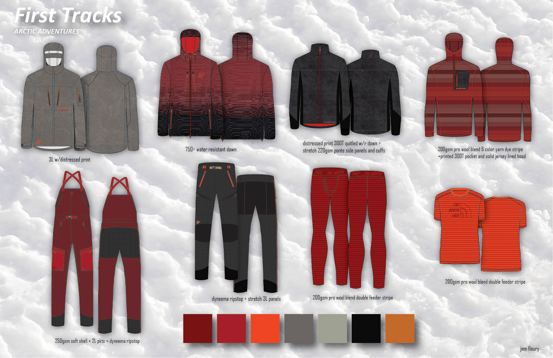 the north face x jem fleury