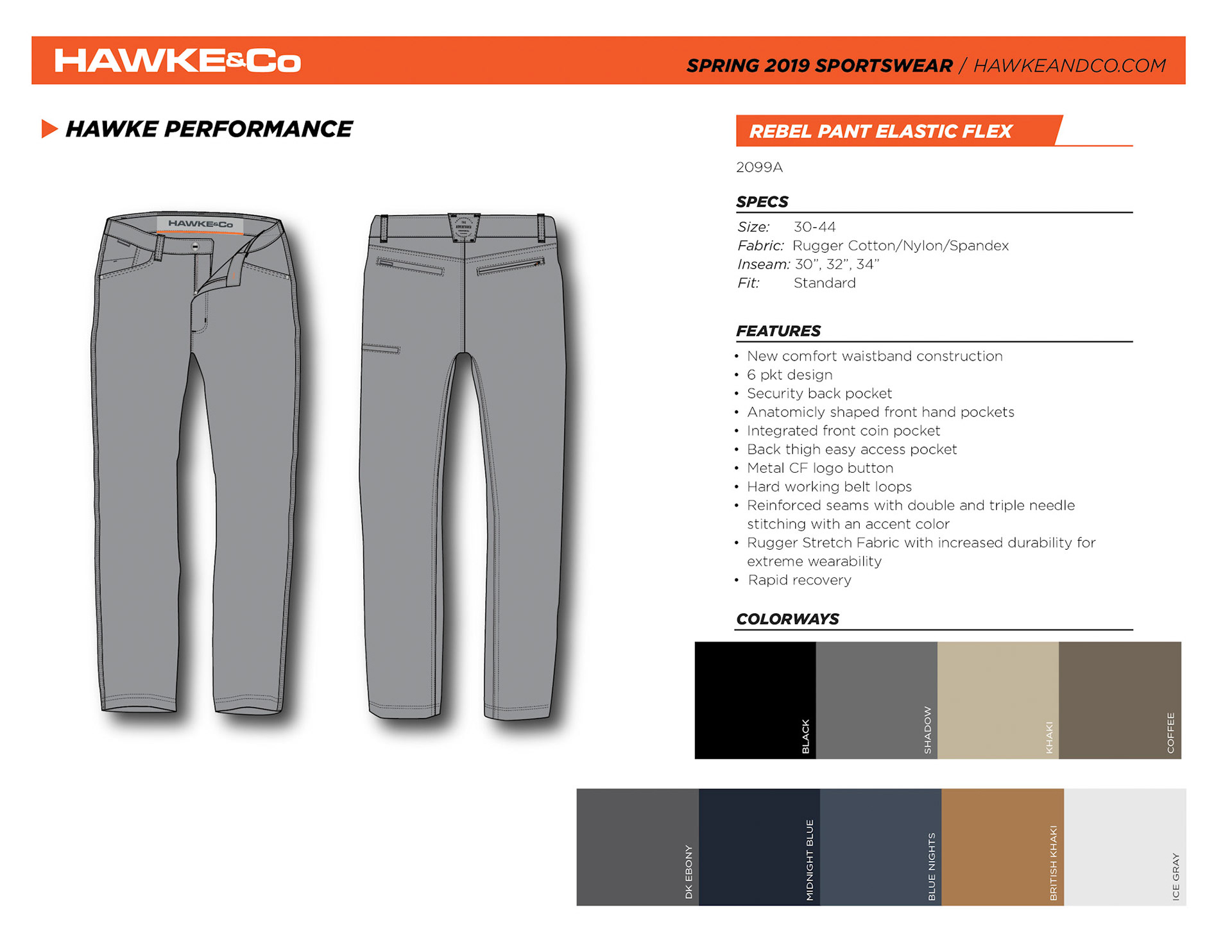 Hawke shorts and pants
