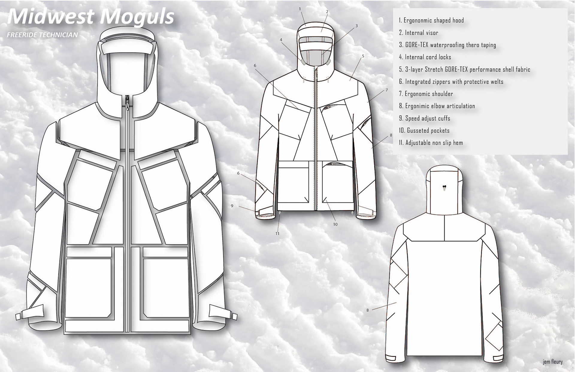 the north face x jem fleury