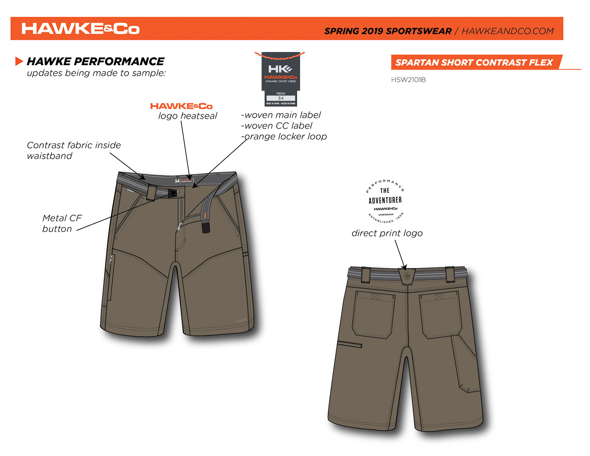 Hawke shorts and pants