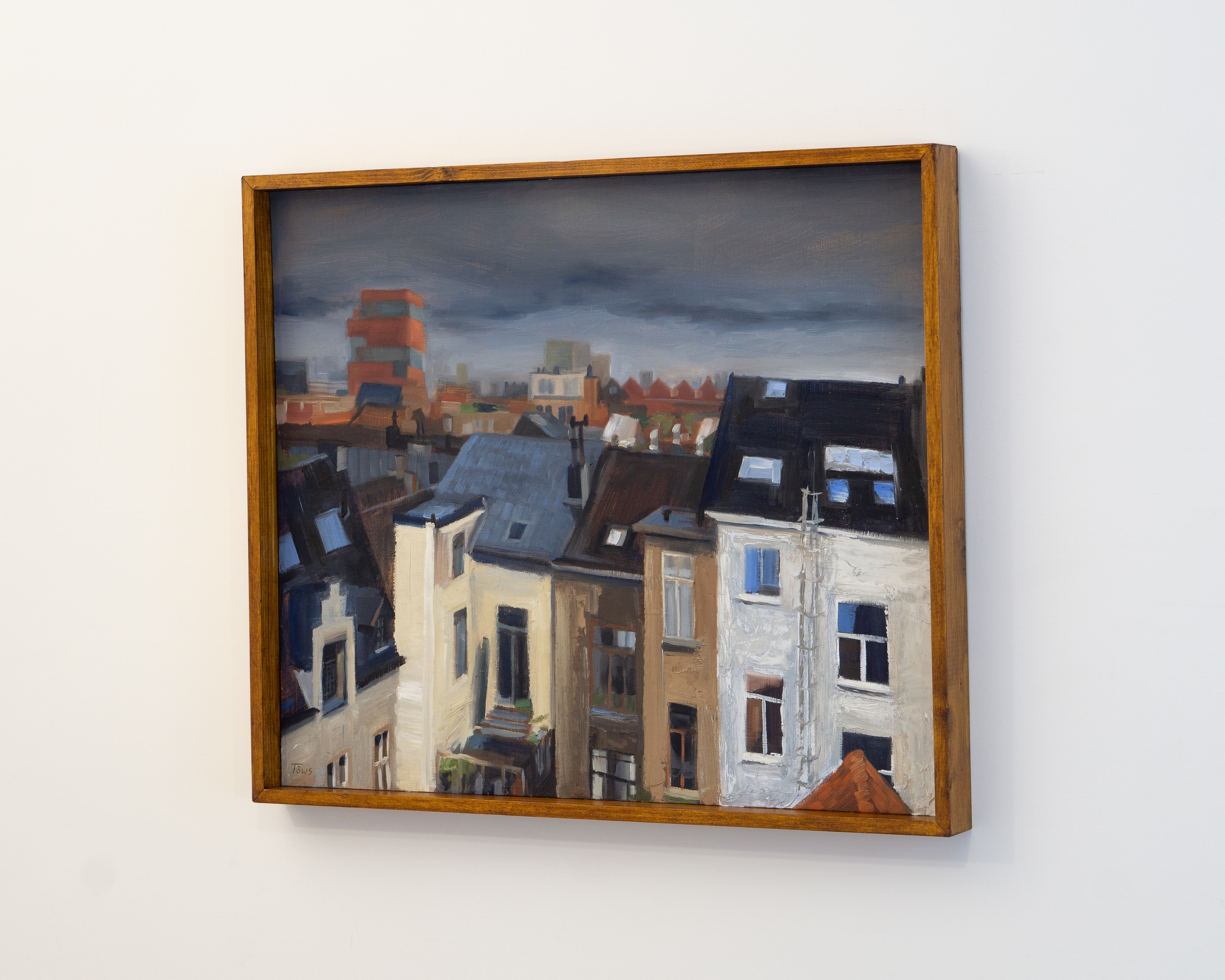 Frame type 2 with medium warm brown varnish