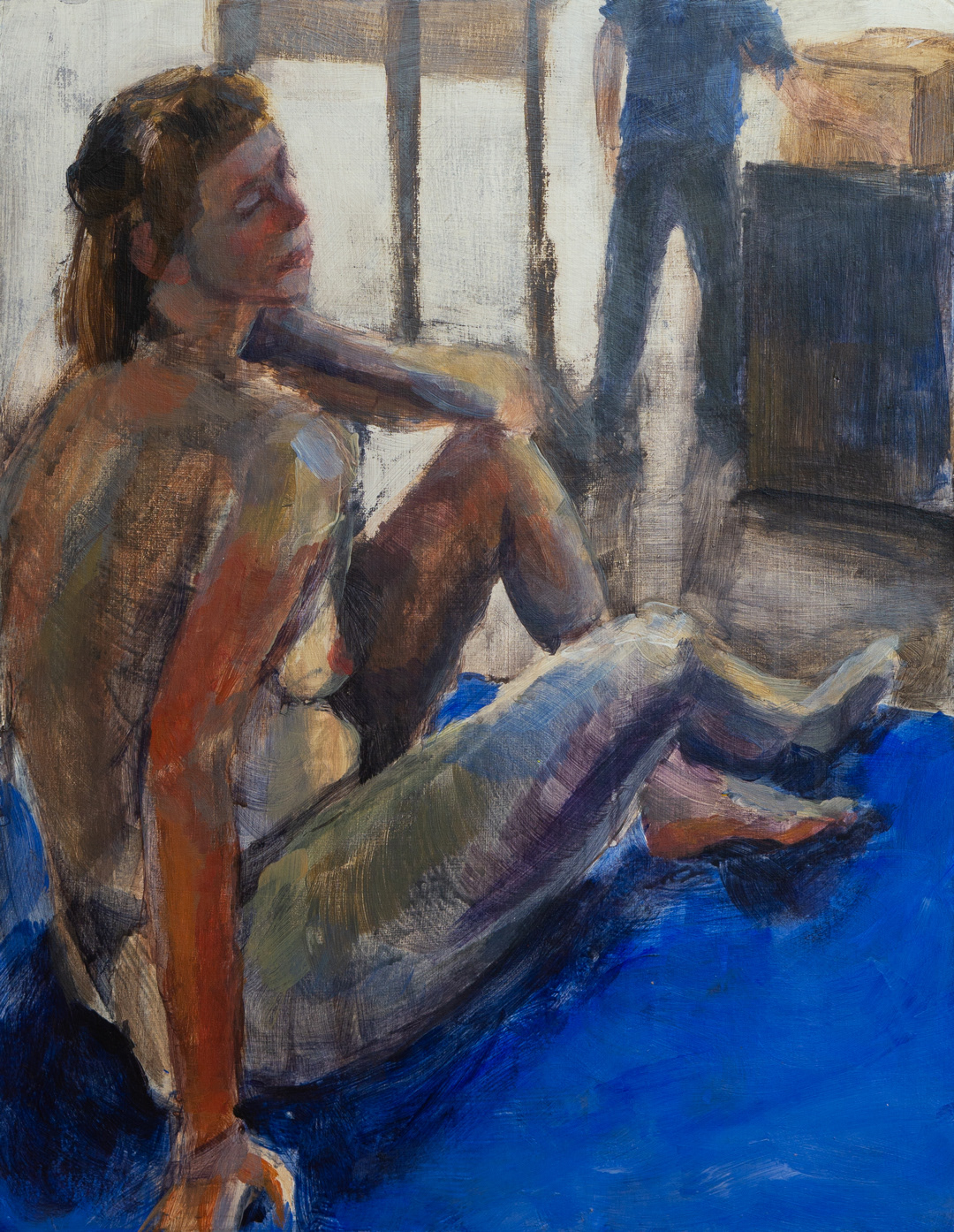 Model, 2024 - Acrylics on Cardboard (36 x 28cm) - Price: €40.32